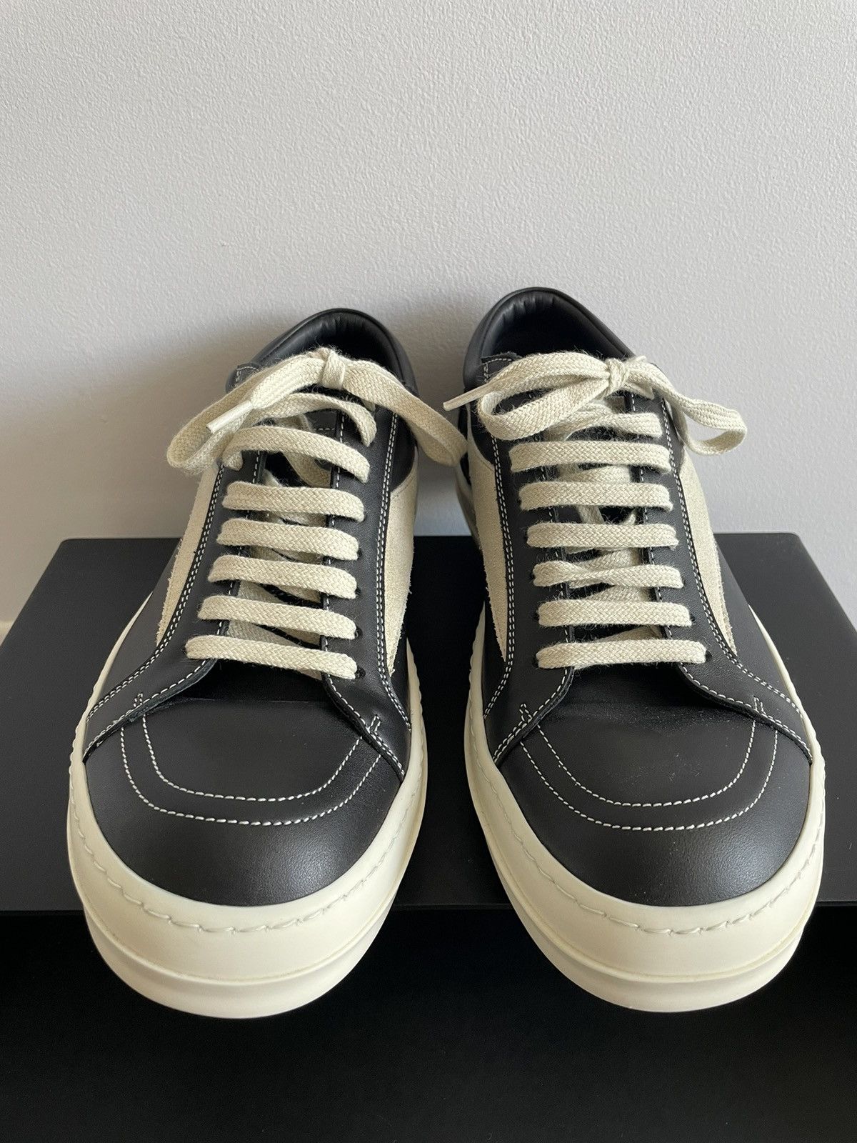 Rick Owens Rick Owens | Vintage Leather Vans 0282897 Size US 7 / EU 40 - 5 Thumbnail