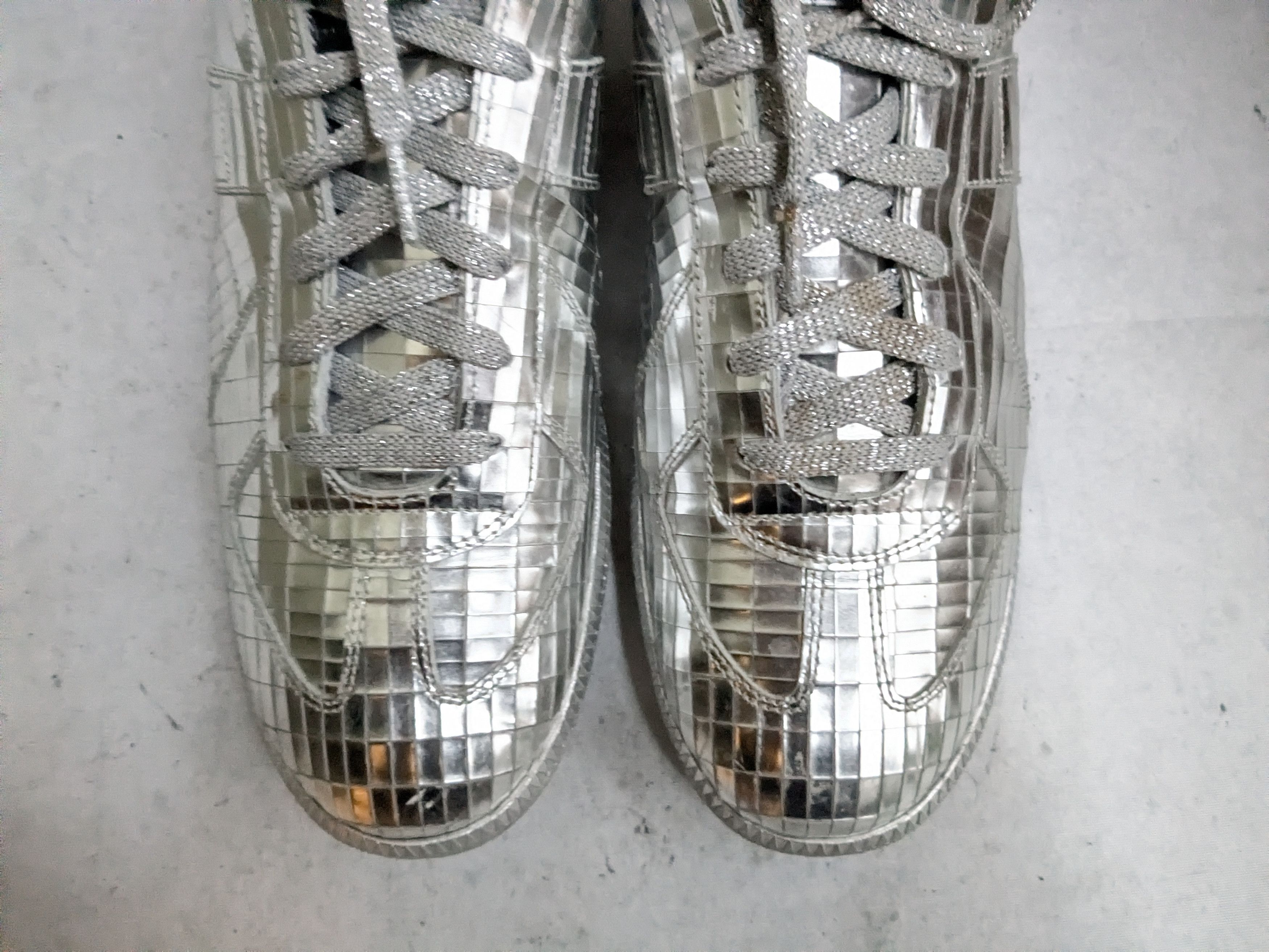 Maison Margiela Maison Margiela Replica GAT Silver 11 44 Low Tops Leather Size US 11 / EU 44 - 2 Thumbnail