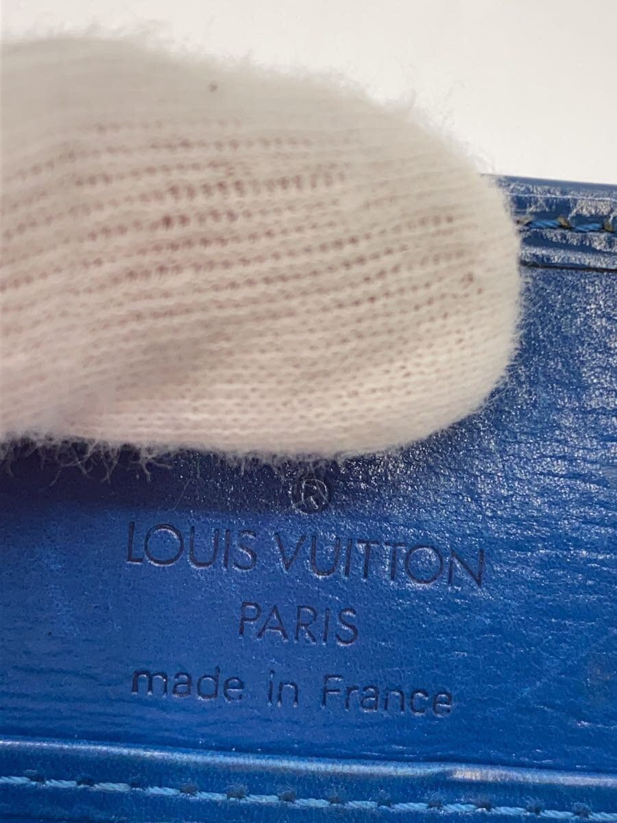Louis Vuitton Louis Vuitton Epi Porte Monnaie Boite Leather Plain Blue Size ONE SIZE - 3 Thumbnail