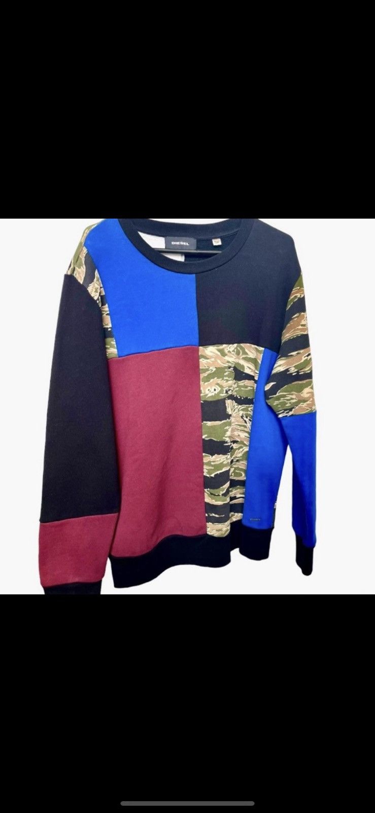Diesel Diesel Color Block Patchwork Pullover Size Large Size US L / EU 52-54 / 3 - 1 Preview