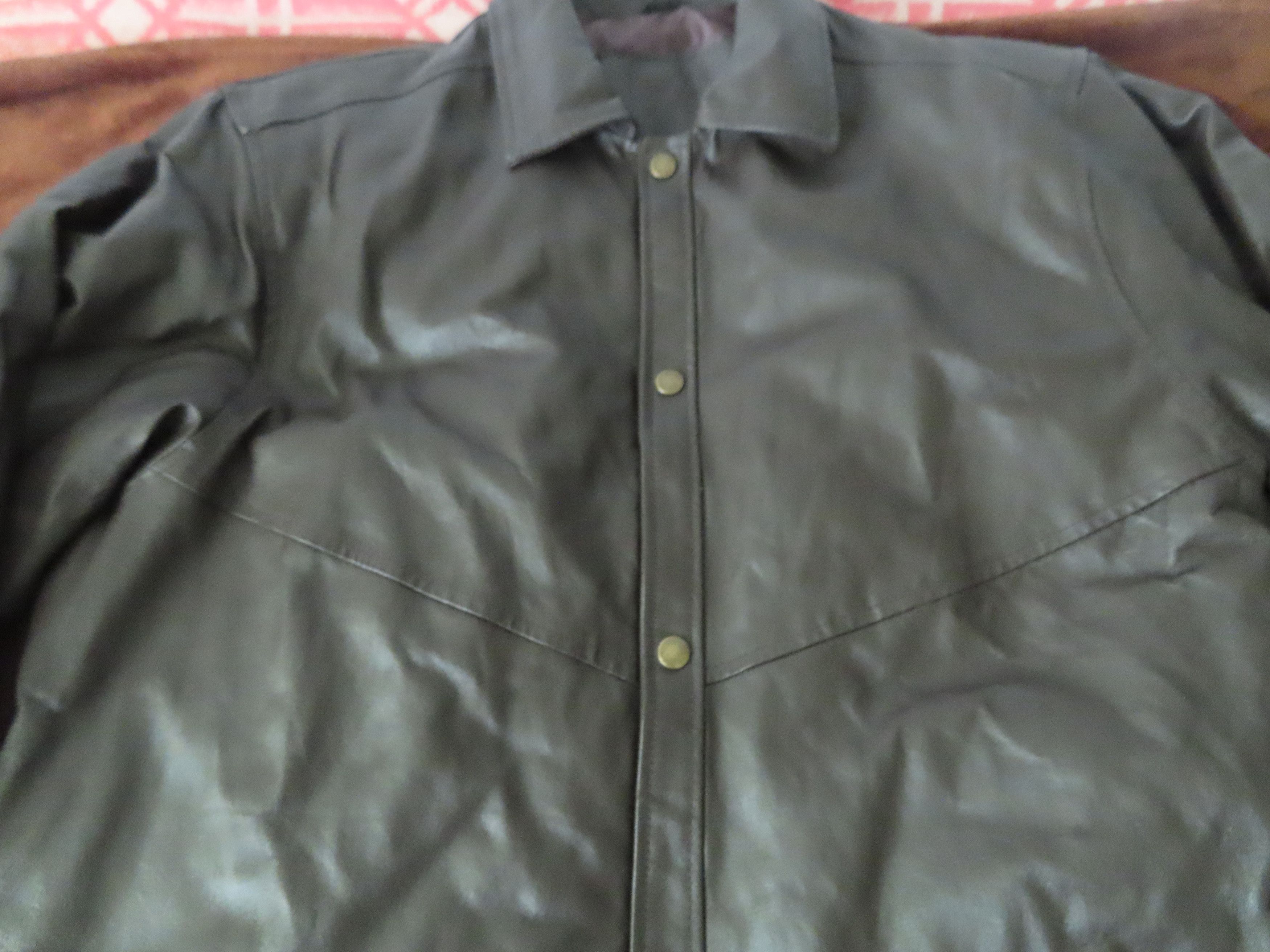 Designer × Vintage john wayne enterprises leather jacket Size US L / EU 52-54 / 3 - 2 Thumbnail