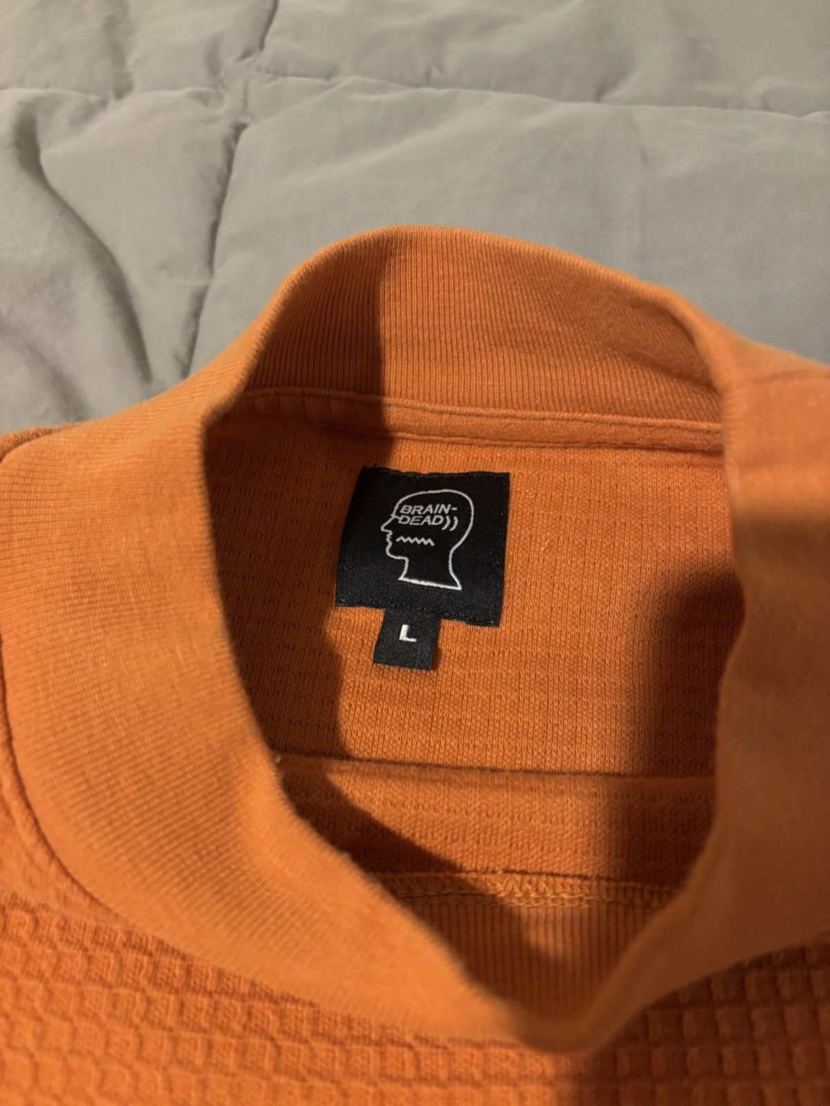 Brain Dead Qaffle Knit Mockneck T-Shirt Size US L / EU 52-54 / 3 - 7 Thumbnail