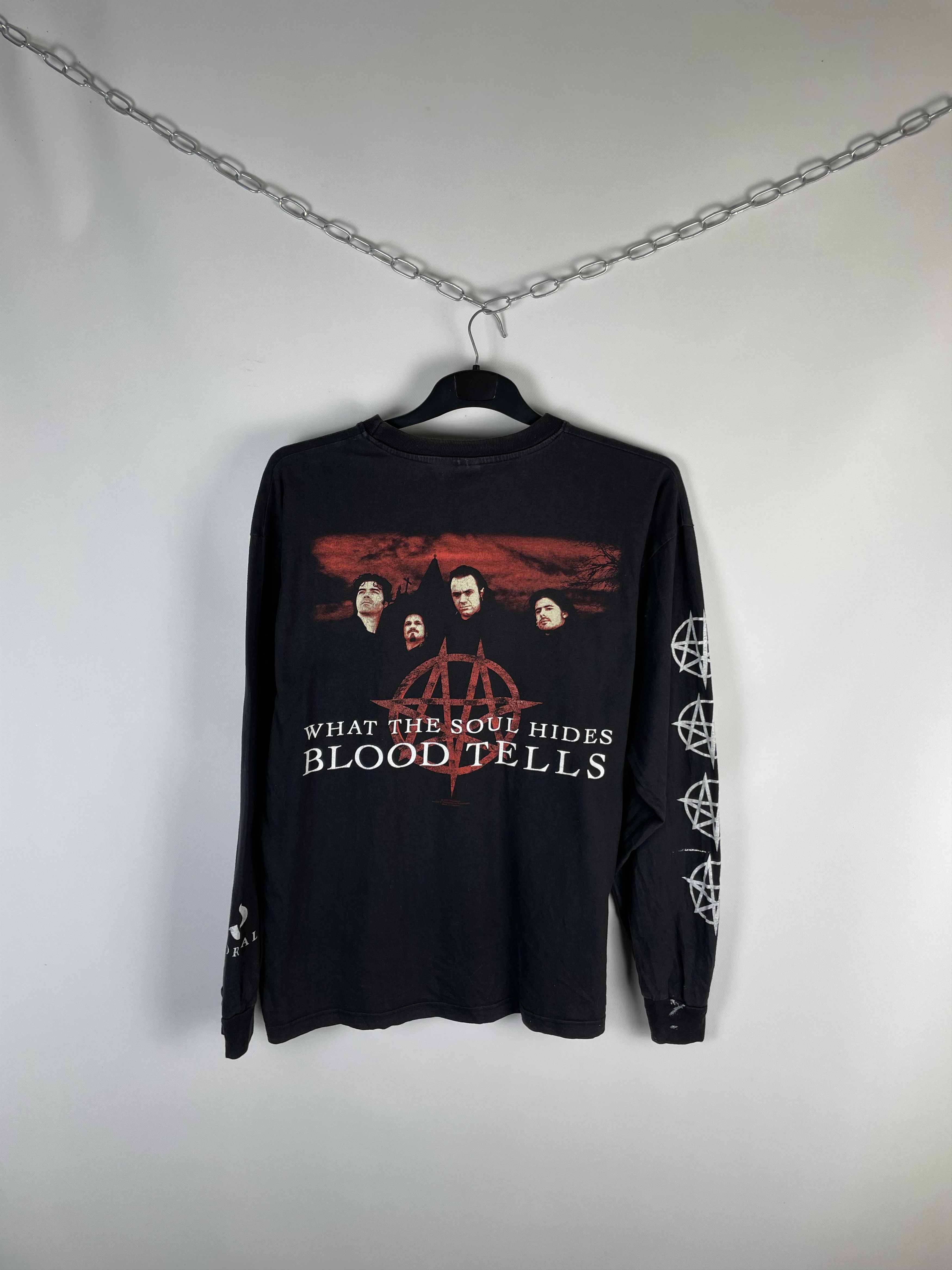 Band Tees × Vintage Vintage Y2K MOONSPELL Long Sleeve Size US XL / EU 56 / 4 - 9 Thumbnail