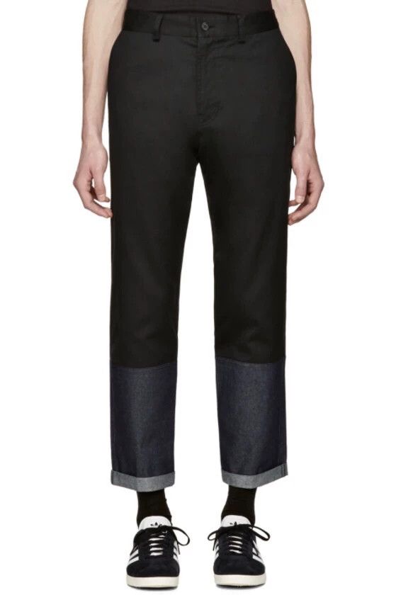 Markus Lupfer Markus Lupfer Contrast Denim Chino Pants Size US 34 / EU 50 - 1 Thumbnail