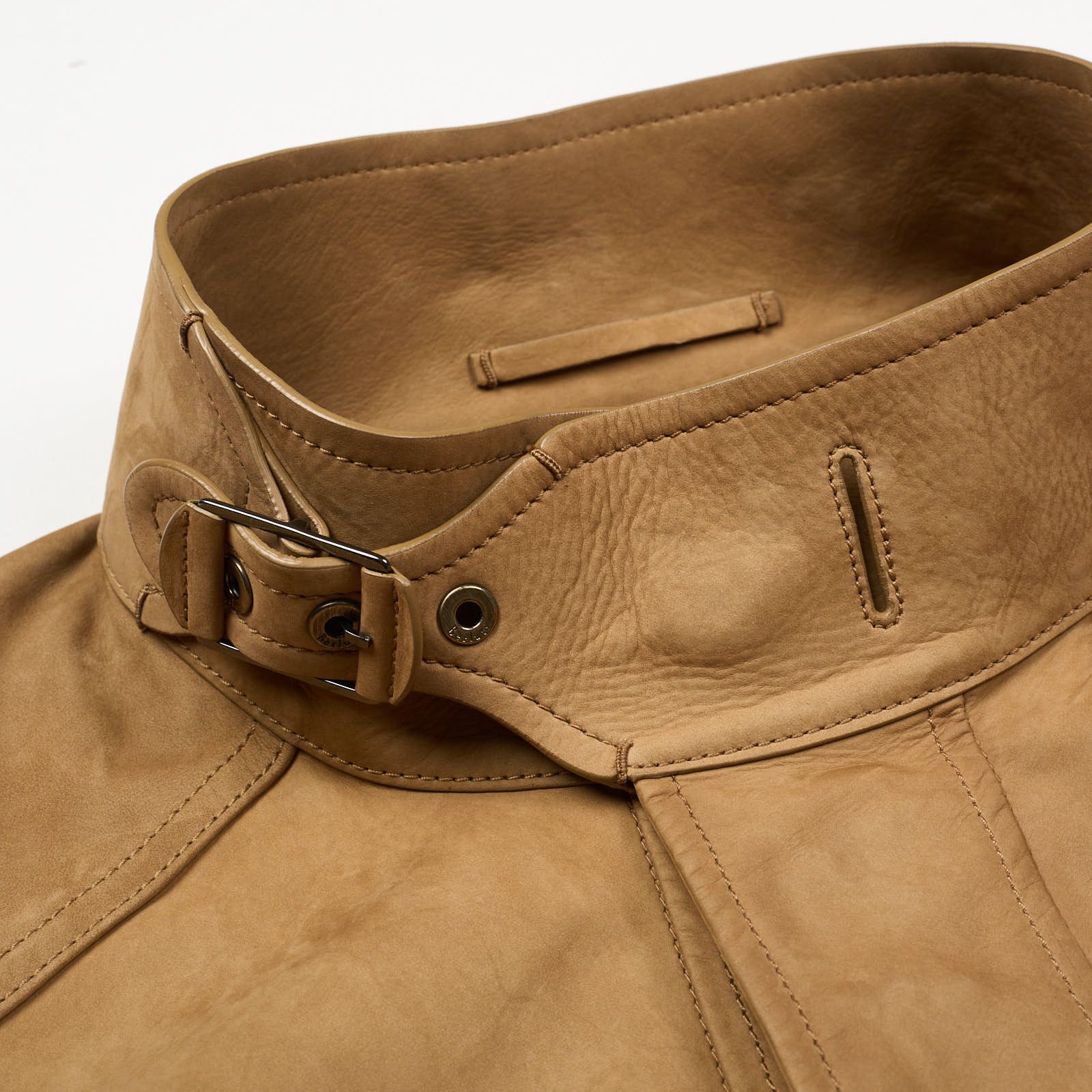 Berluti BERLUTI Paris Beige Calfskin Leather Unlined Field Jacket Size US M / EU 48-50 / 2 - 5 Thumbnail