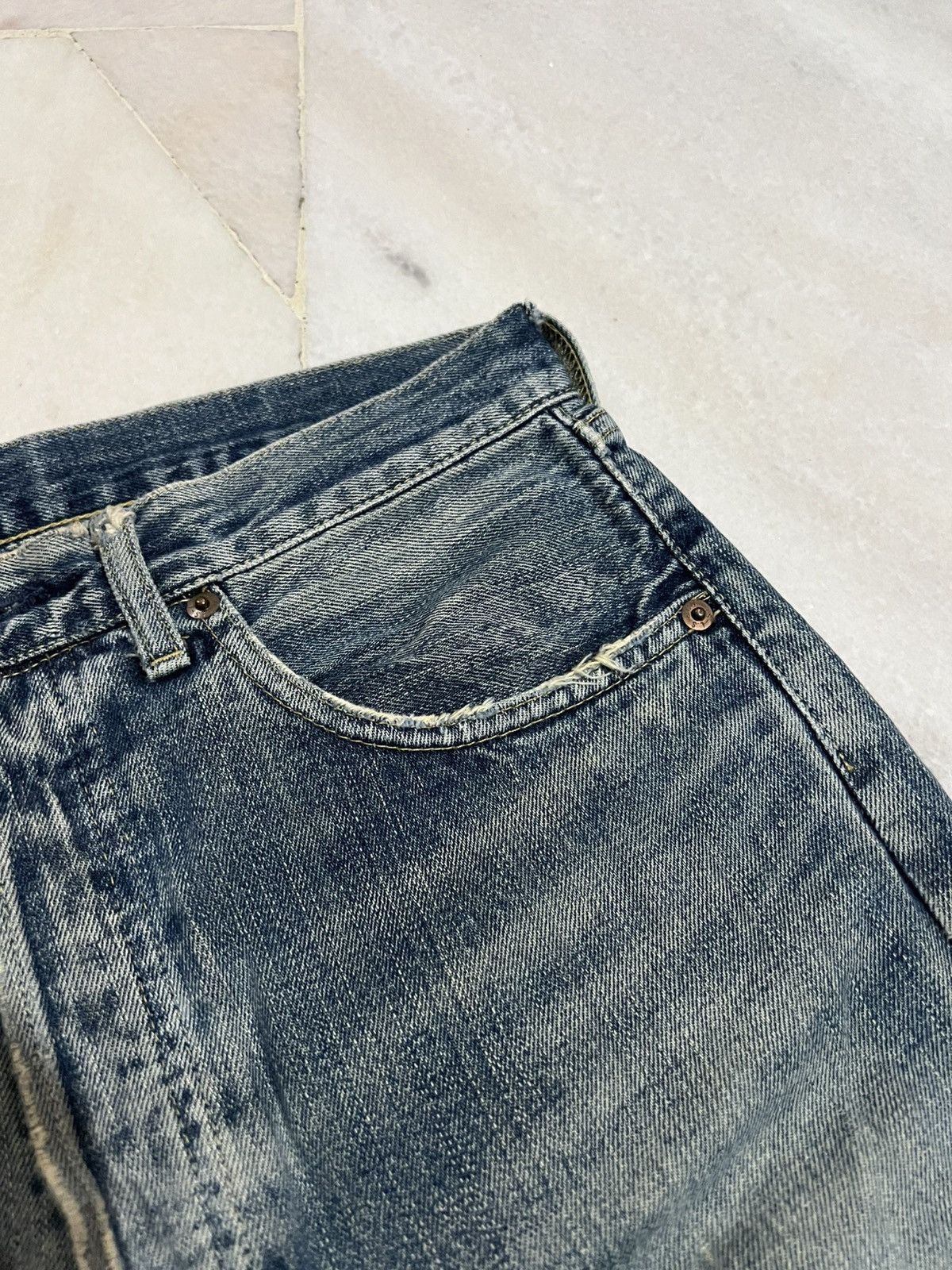 Levi's × Levi's Vintage Clothing VINTAGE 90’S LEVIS 503B SELVEDGE BIG E JEANS Size US 30 / EU 46 - 9 Thumbnail