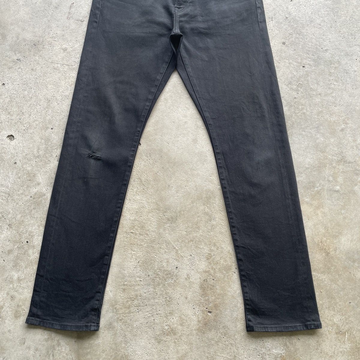Japanese Brand W34x31.5 Vintage Japanese Black Jeans Pants Denim Skinny Size US 34 / EU 50 - 4 Thumbnail