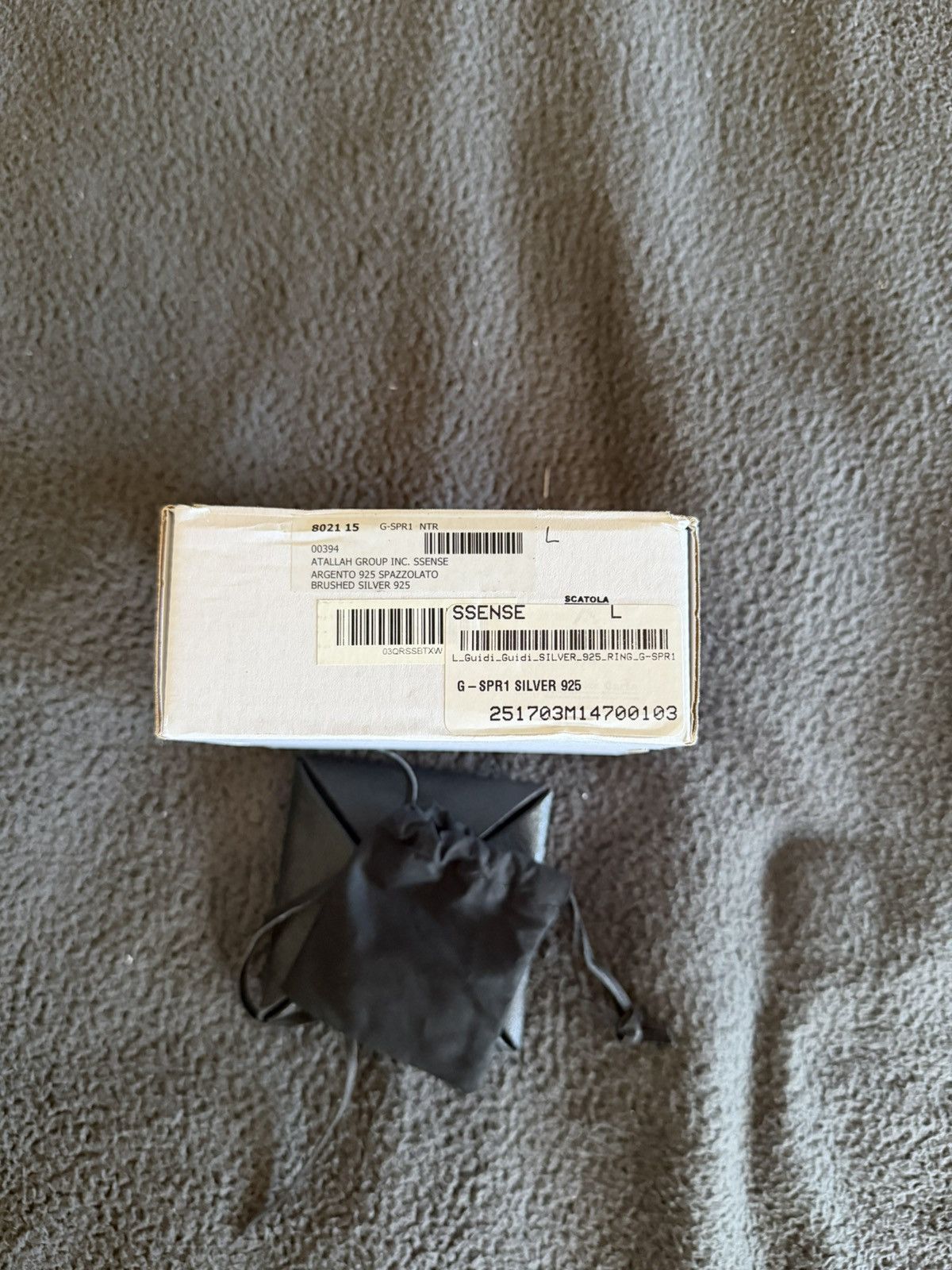 Guidi Guidi G-SPR1 Ring Size ONE SIZE - 7 Thumbnail