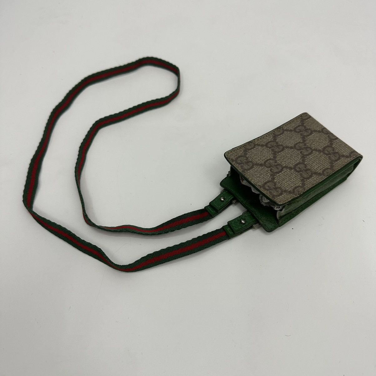 Gucci ‼️YES‼️ GUCCI GG SUPREME MOBILE PHONE LANYARD NECK STRAP BAG Size ONE SIZE - 3 Thumbnail