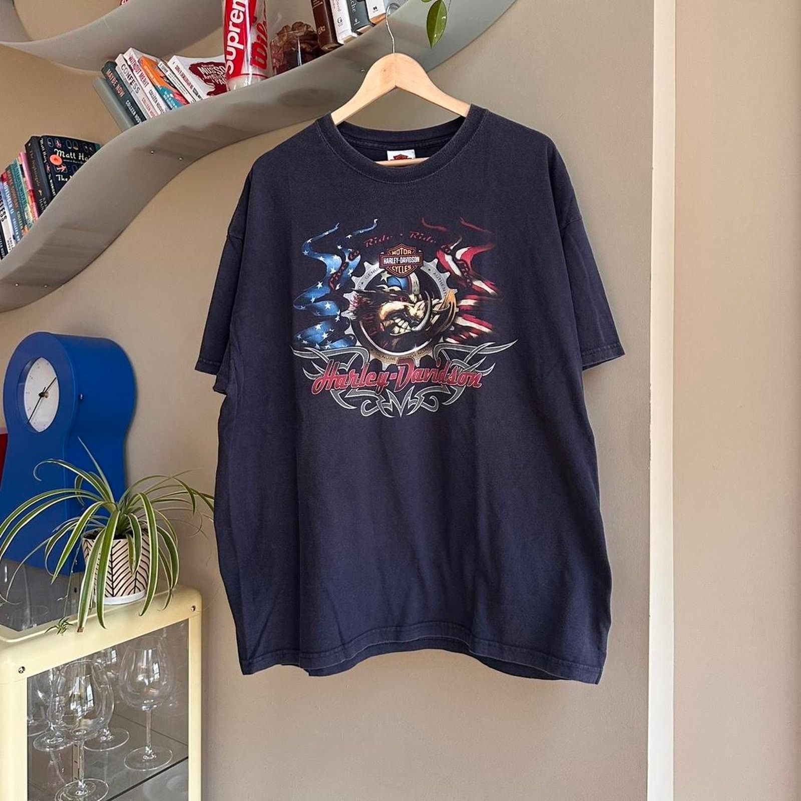Harley Davidson × Vintage Vintage Y2K Harley Davidson Shirt Size US XXL / EU 58 / 5 - 1 Thumbnail