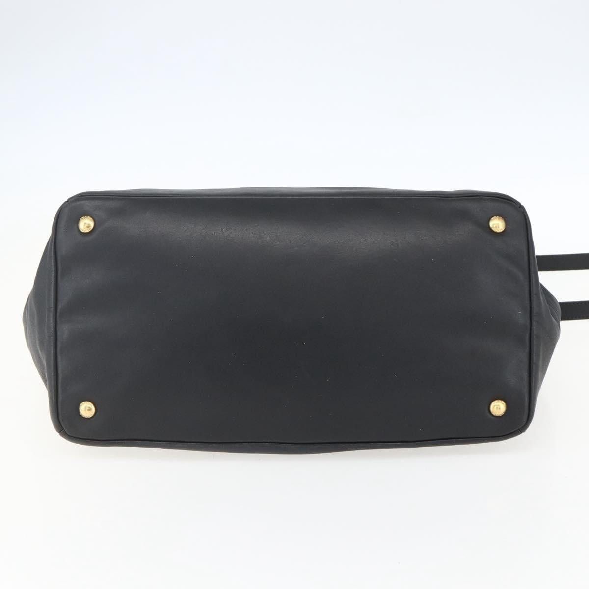 Prada Prada Leather Handbag Black Size ONE SIZE - 7 Thumbnail