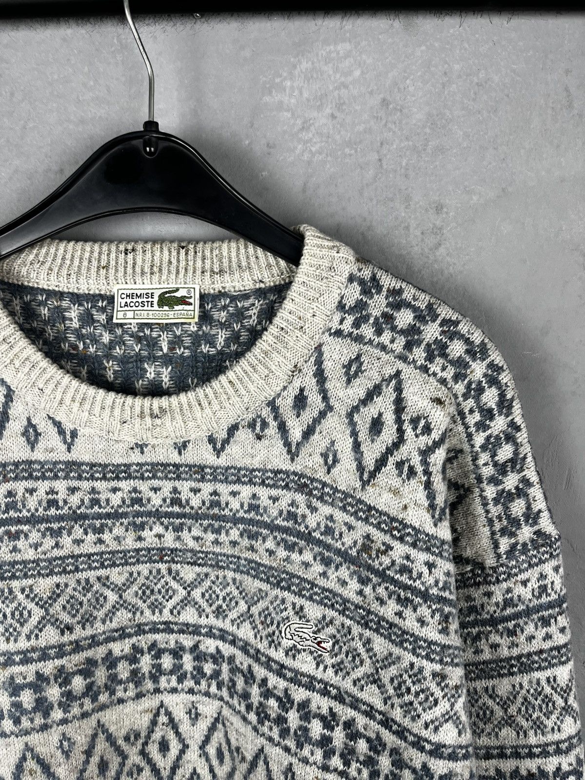Lacoste × Vintage Lacoste knit sweater vintage 90s Size US L / EU 52-54 / 3 - 4 Thumbnail