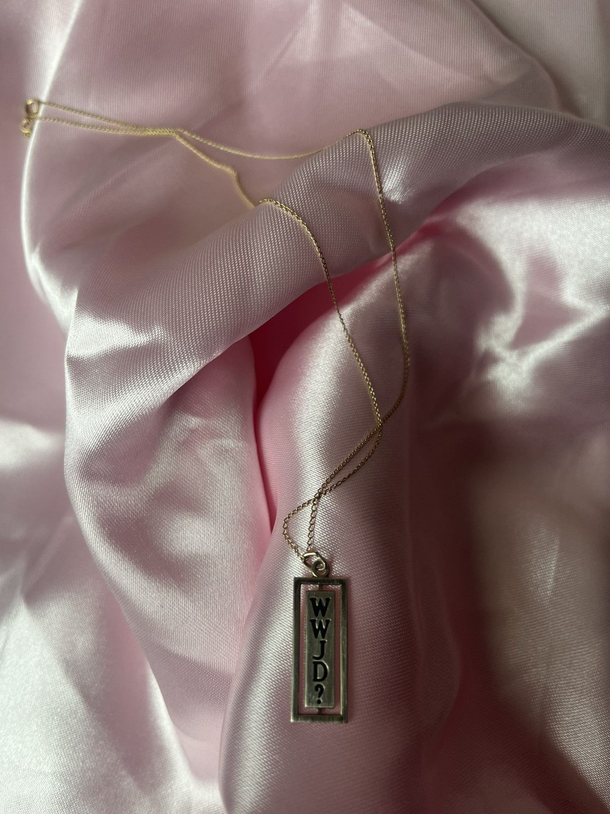 Vintage Vintage 14k gold and sterling silver brand WWJD? Size ONE SIZE - 3 Thumbnail