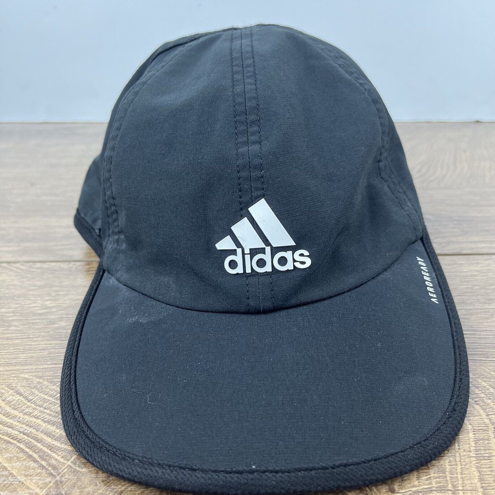 Other Adidas Running Hat Adidas Athletic Black Hat Adjustable Adul Size ONE SIZE - 2 Thumbnail