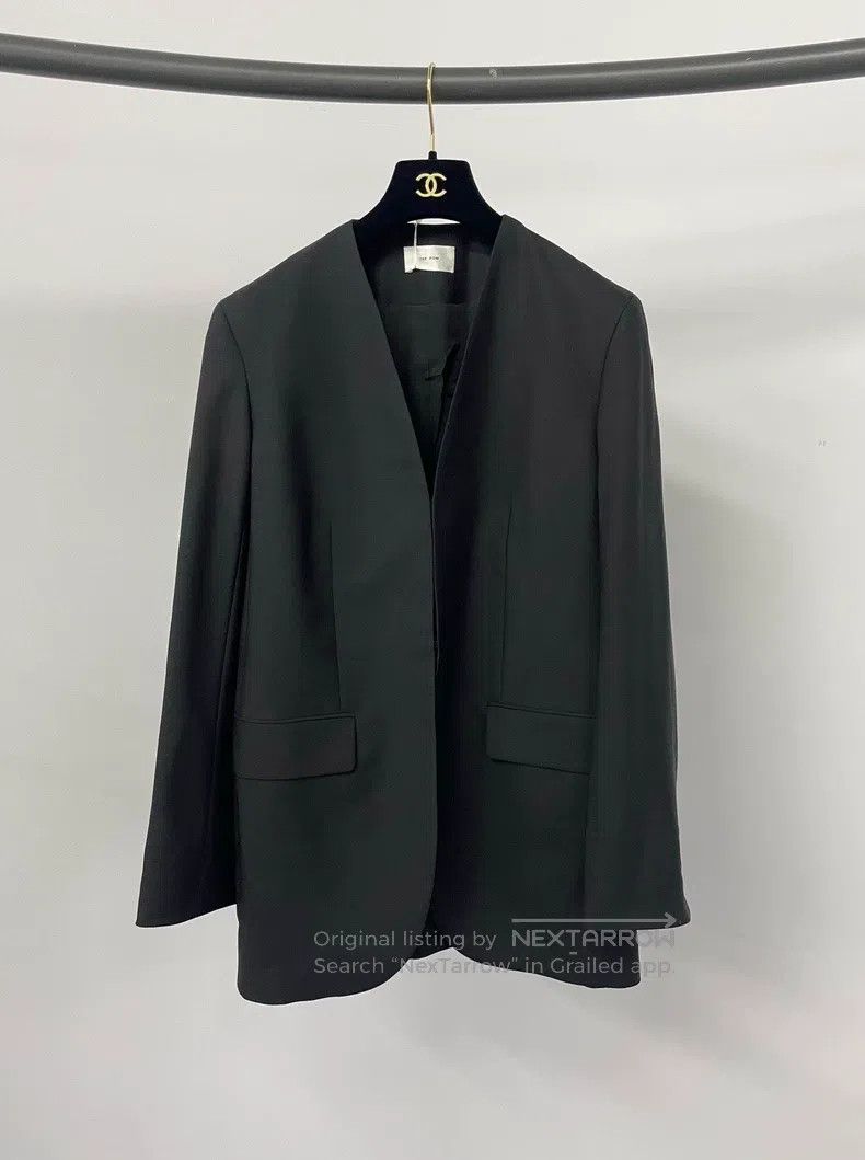 The Row The Row Black V-neck blazer Size M / US 6-8 / IT 42-44 - 1 Thumbnail