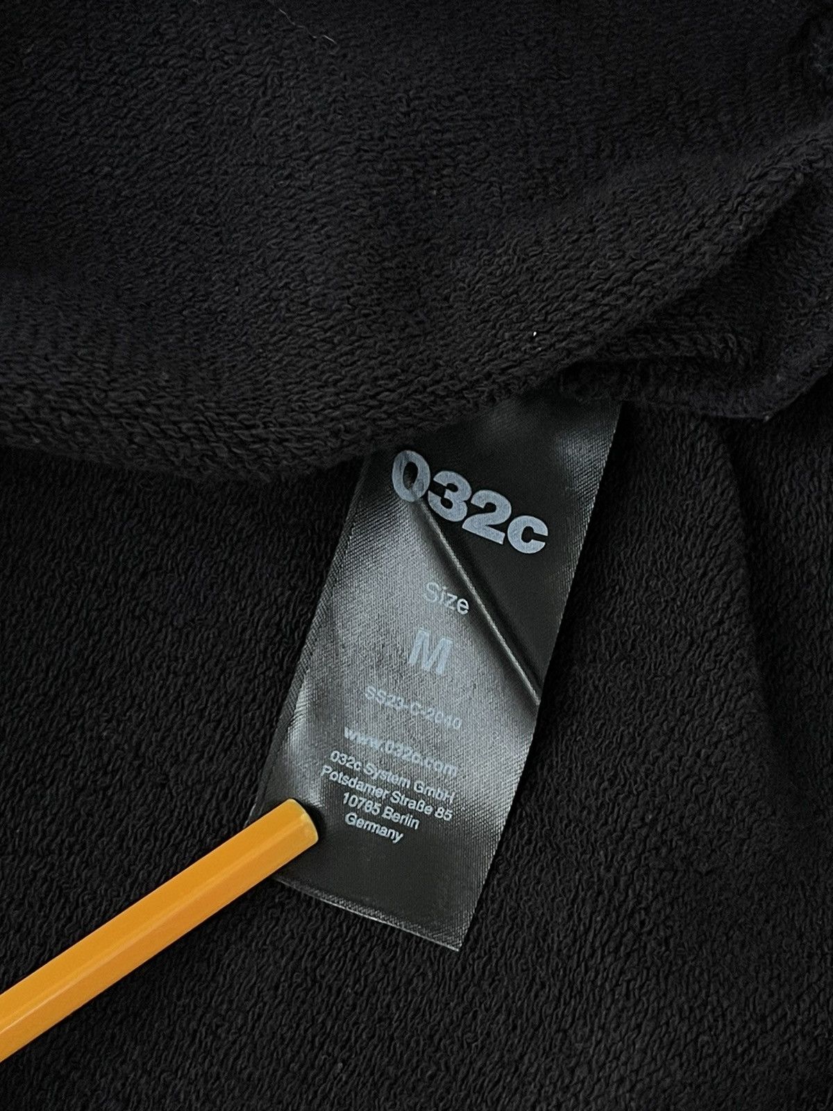 032c SS23 032C "Content" Maxi Black Hoodie Size US M / EU 48-50 / 2 - 18 Thumbnail