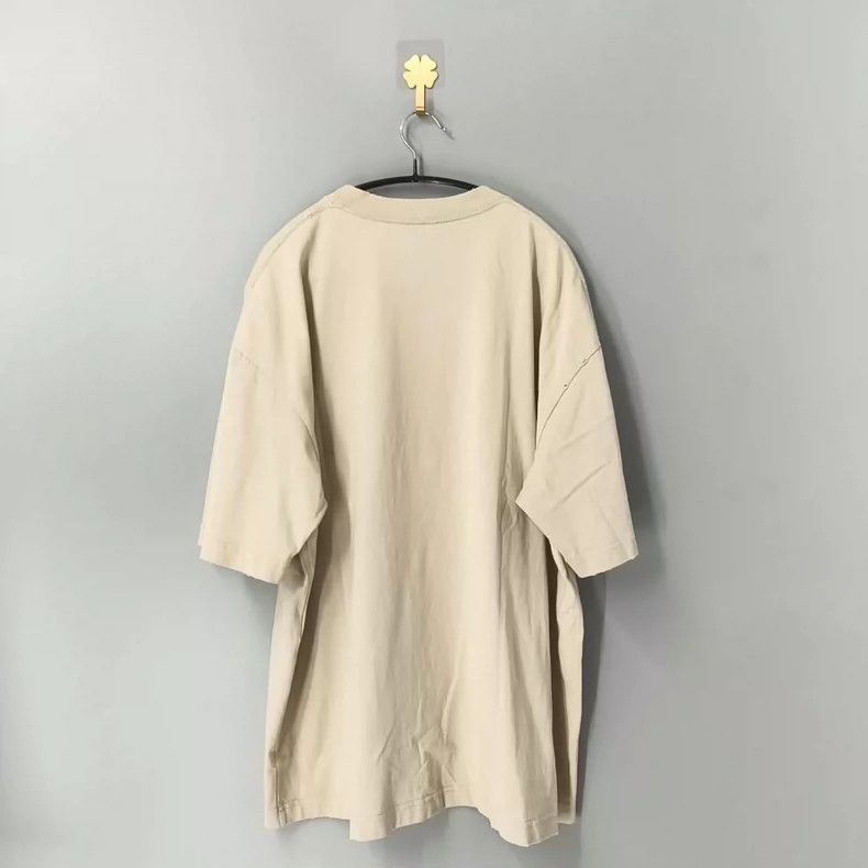 Balenciaga Balenciaga Solid Color Logo Embroidered Round Neck Short S Size US S / EU 44-46 / 1 - 2 Thumbnail
