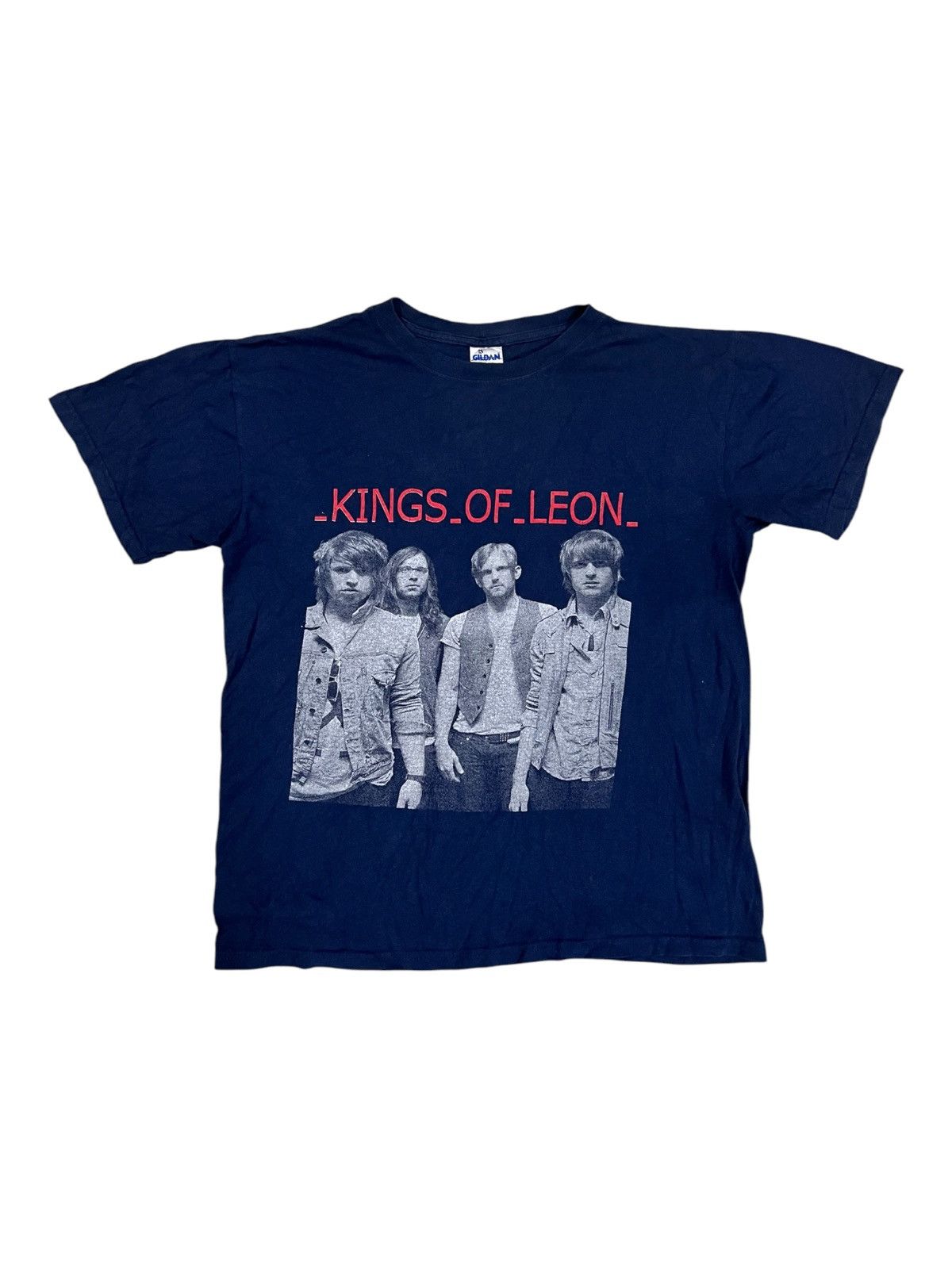 Band Tees × Vintage Y2K Vintage King of Leon 2009 Concert Tour Line Up Shirt Size US M / EU 48-50 / 2 - 1 Thumbnail