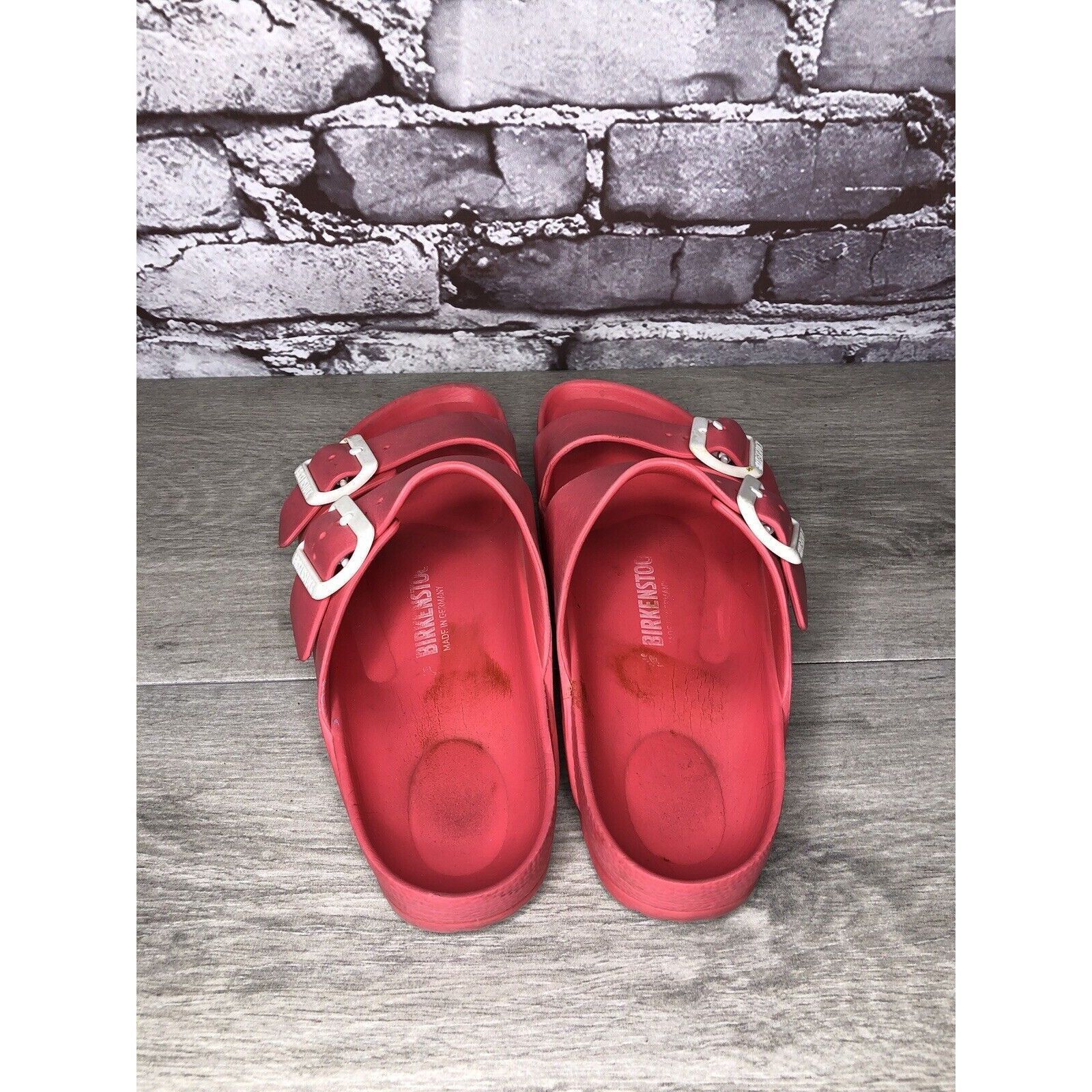 Birkenstock Birkenstock Arizona EVA Pink Foam Rubber Slides Sandals Wome Size US 6.5 / IT 36.5 - 5 Thumbnail