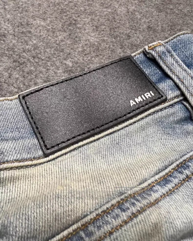 Amiri Amiri Classic seasonal splattered indigo denim jeans size Size US 34 / EU 50 - 6 Thumbnail