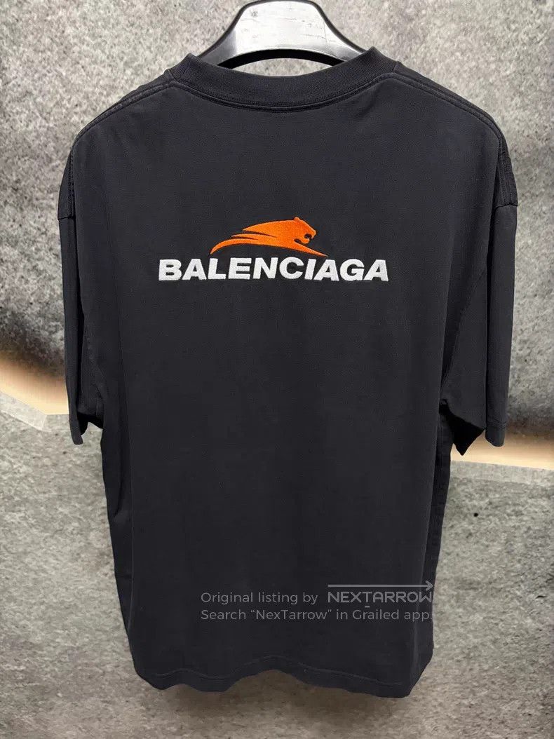 Balenciaga Balenciaga Short Sleeve T-Shirt Size US M / EU 48-50 / 2 - 2 Thumbnail