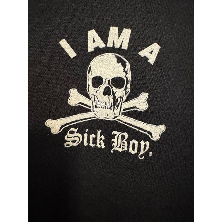 Lee Sick Boy Motorcycles Black Graphic Skull Sweatshirt Lee Heav Size US XL / EU 56 / 4 - 5 Thumbnail