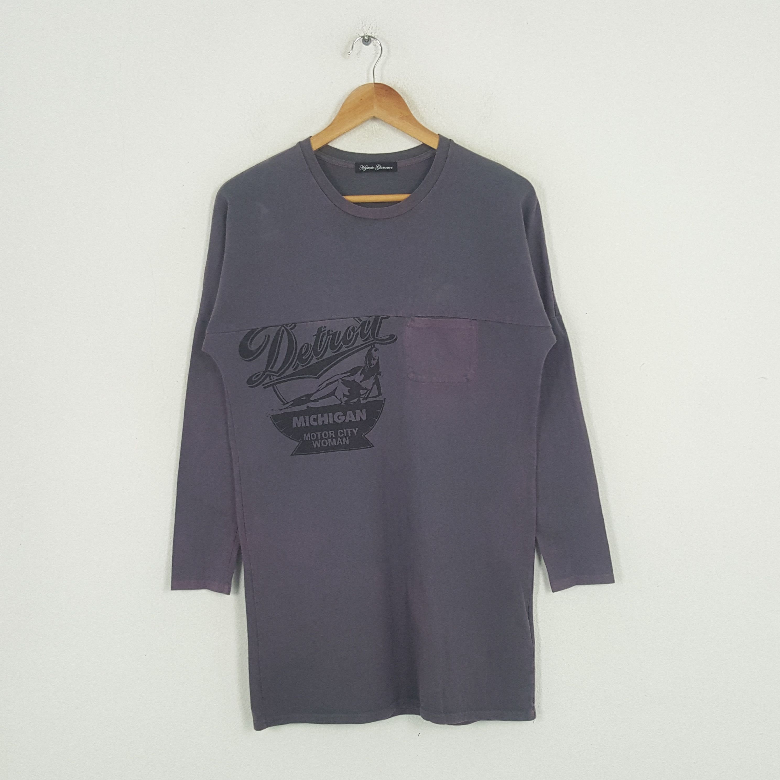 Hysteric Glamour × Japanese Brand × Vintage Vintage Hysteric Glamour Michigan Motor City Woman Tshirt Size M / US 6-8 / IT 42-44 - 1 Thumbnail