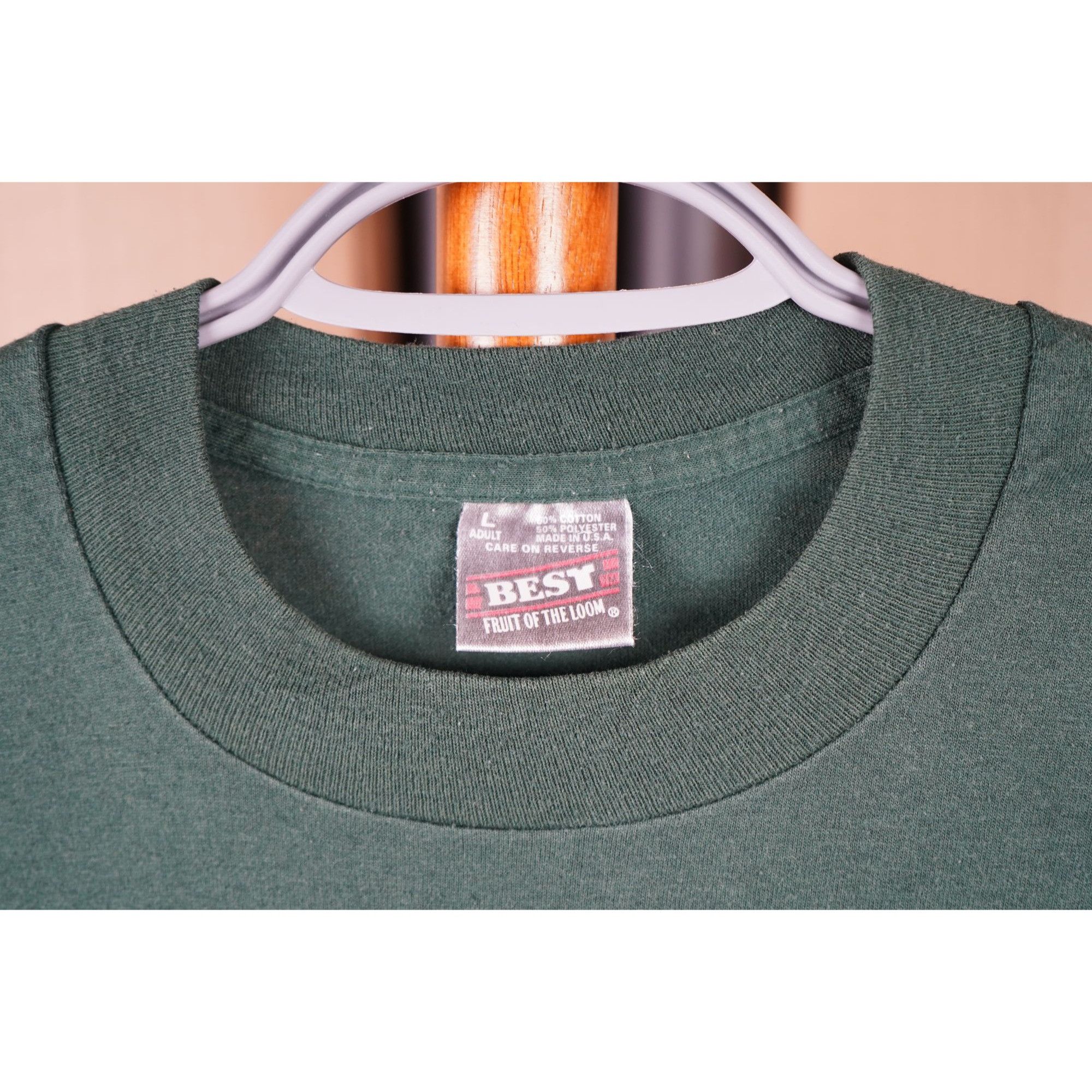 Vintage Vintage Iowa Forest Green Tshirt 90s Men's L 50/50 USA #457 Size US L / EU 52-54 / 3 - 4 Thumbnail