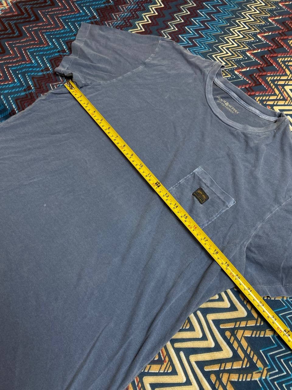 Denim & Supply Ralph Lauren × Polo Ralph Lauren Distressed Denim Supply pocket tee Size US L / EU 52-54 / 3 - 11 Thumbnail