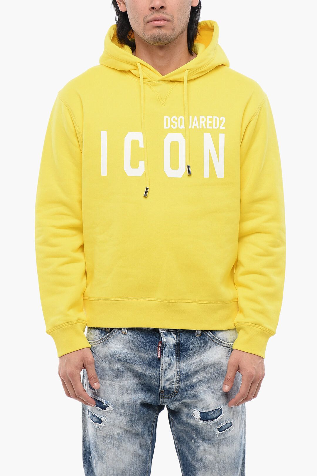 Dsquared2 Printed Hooded Sweatshirt ICON Size US S / EU 44-46 / 1 - 1 Thumbnail