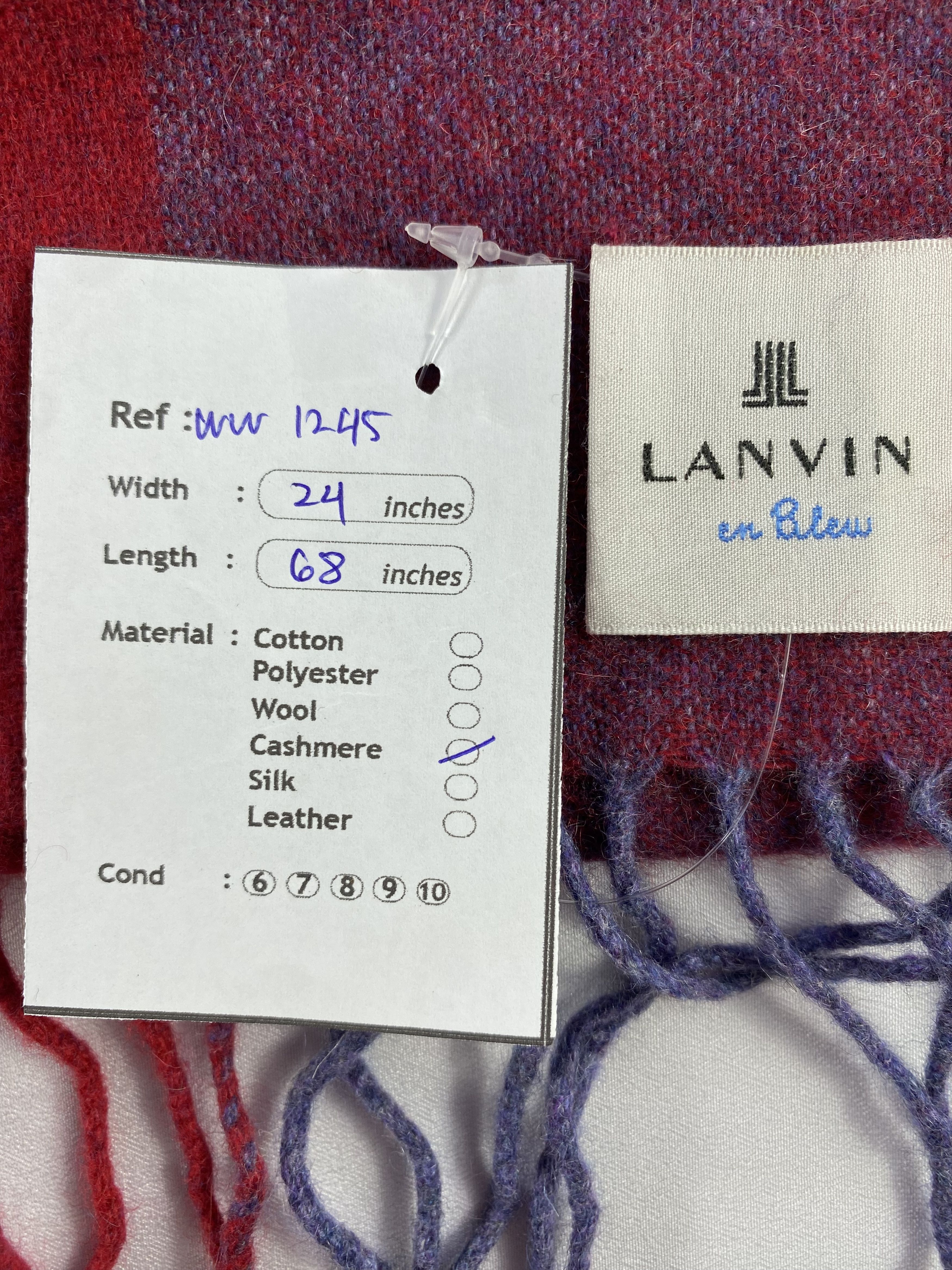 Lanvin Lanvin Scarf / Muffler / Neckwear - WW1245 Size ONE SIZE - 7 Thumbnail