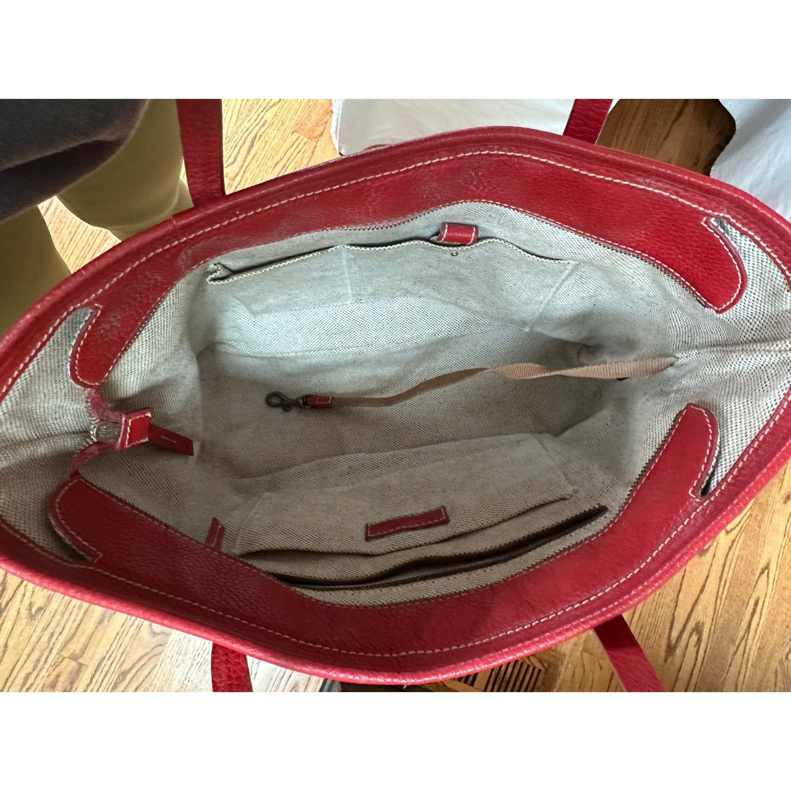 Dooney & Bourke Dooney & Bourke red Satchel pebbled leather top handle Size ONE SIZE - 5 Thumbnail