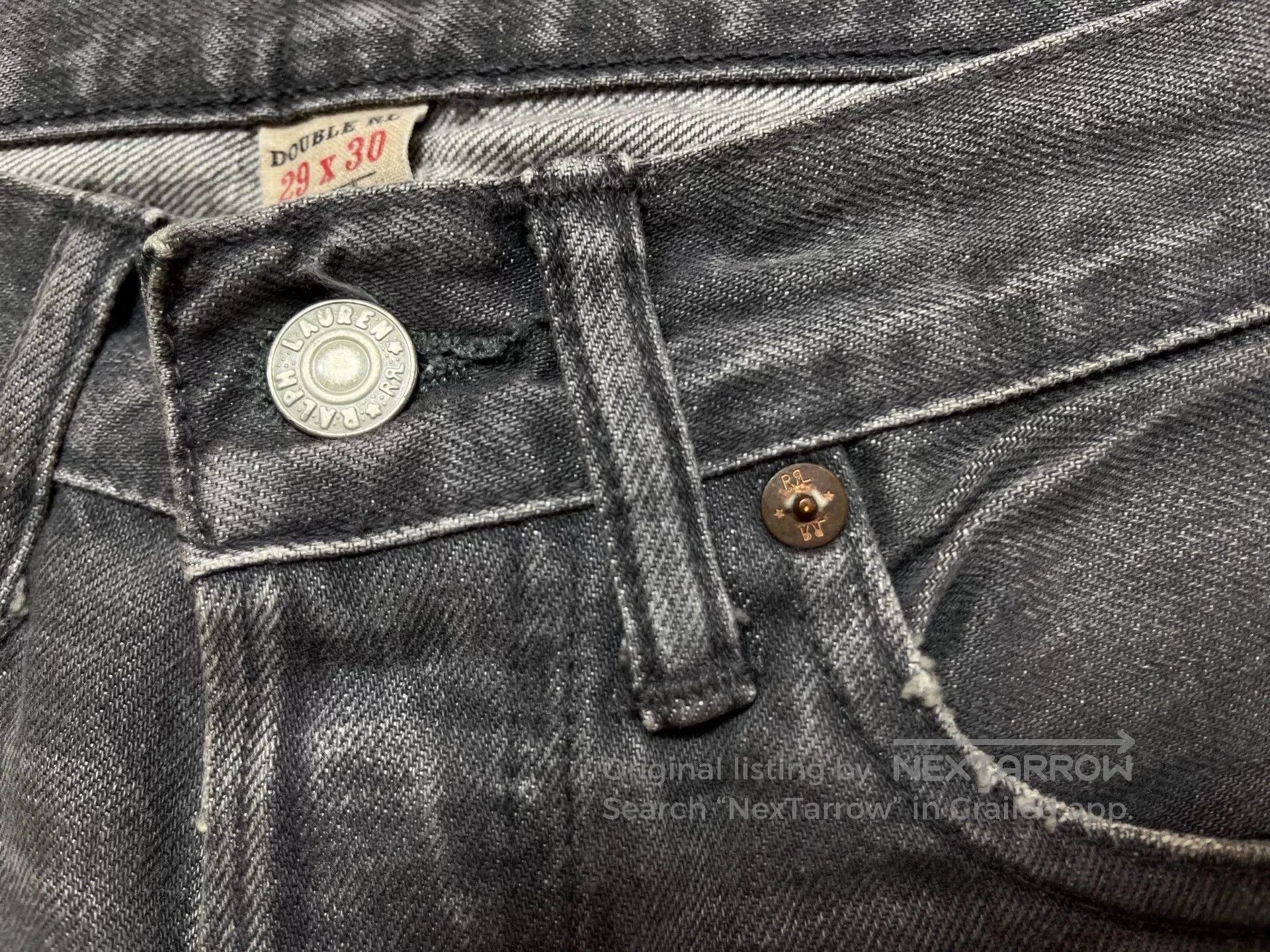 RRL Ralph Lauren gray denim jeans by rrl Ralph Lauren. Size US 29 - 5 Thumbnail