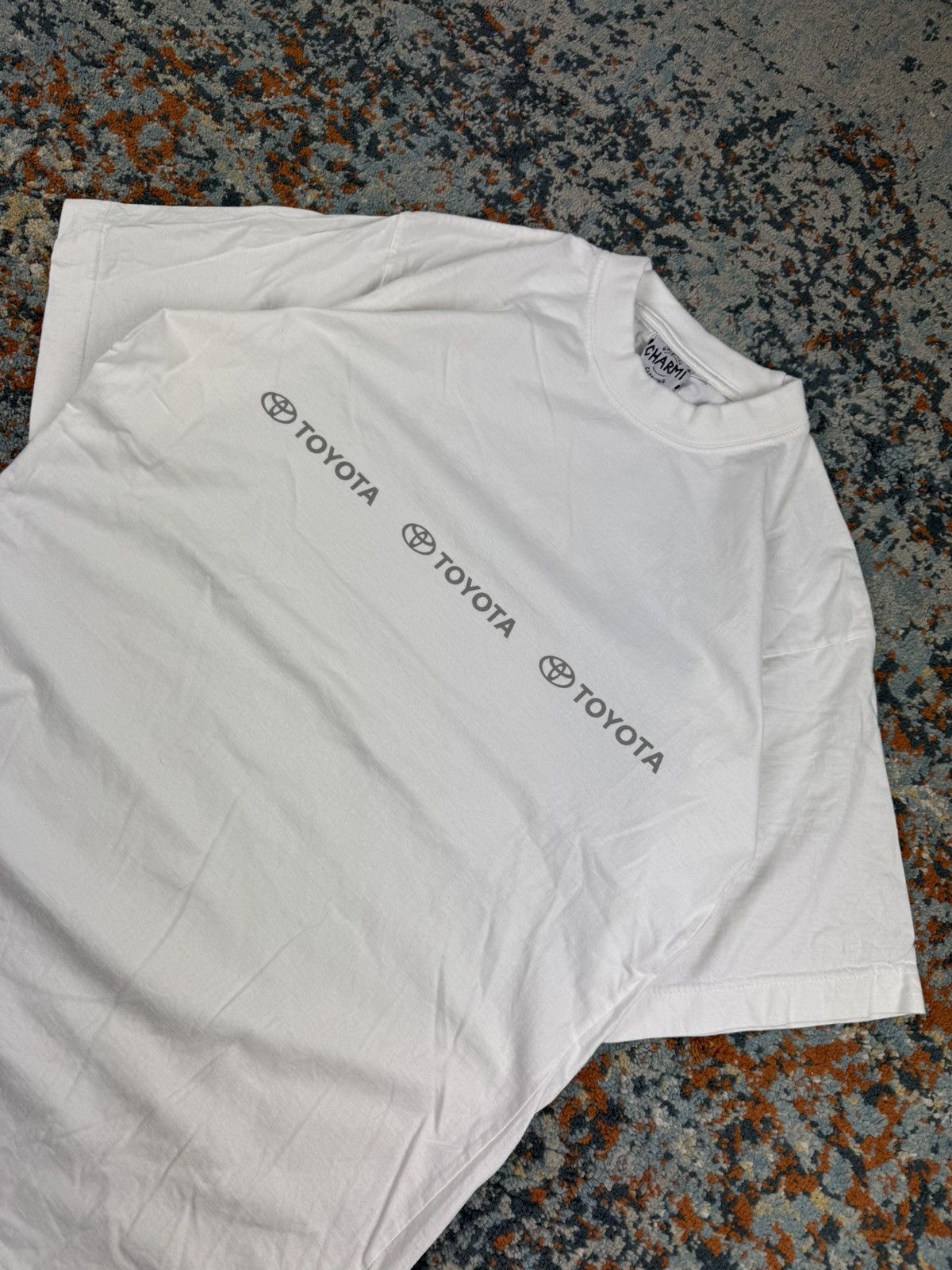 Vintage Vintage 90s Toyota logo spellout racing jdm tee Size US M / EU 48-50 / 2 - 6 Thumbnail