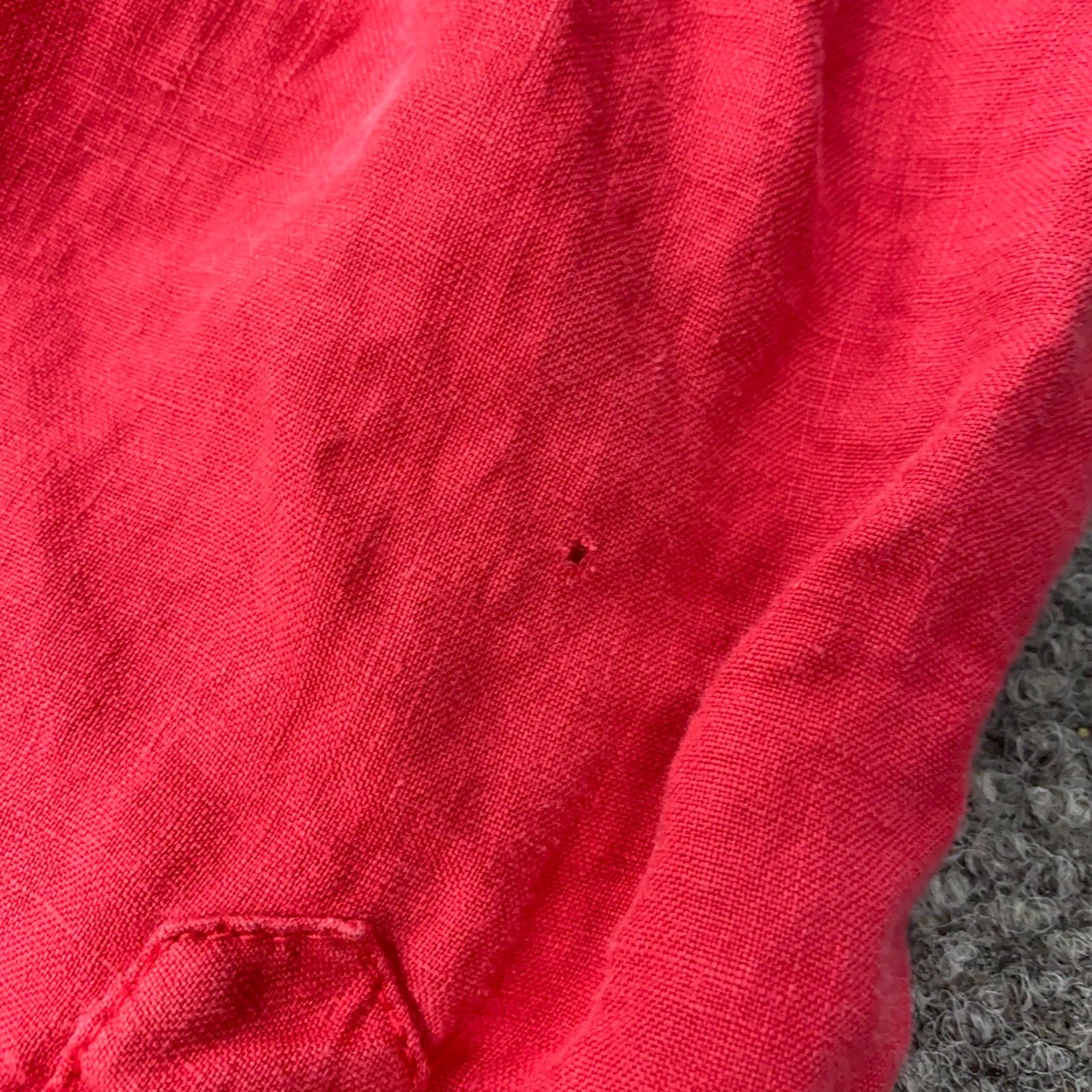 Vintage VINTAGE Tailor Vintage Linen Shirt Mens M Red Paisley Flip Cuff Button Down Shirt Size US M / EU 48-50 / 2 - 7 Thumbnail