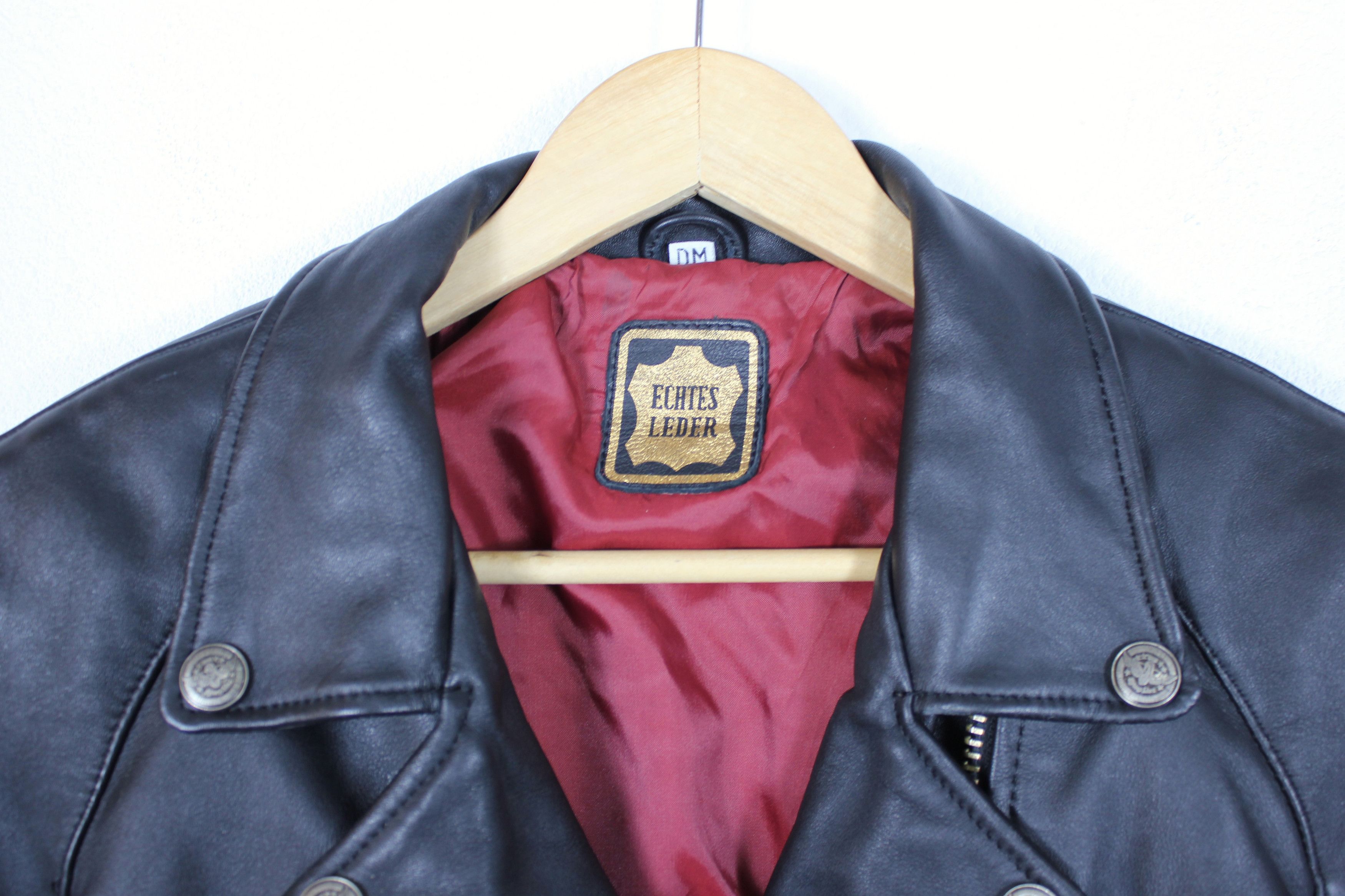 Cowboy Equipment × Leather × Vintage Echtes Leder Leather Jacket Size M Size M / US 6-8 / IT 42-44 - 3 Thumbnail