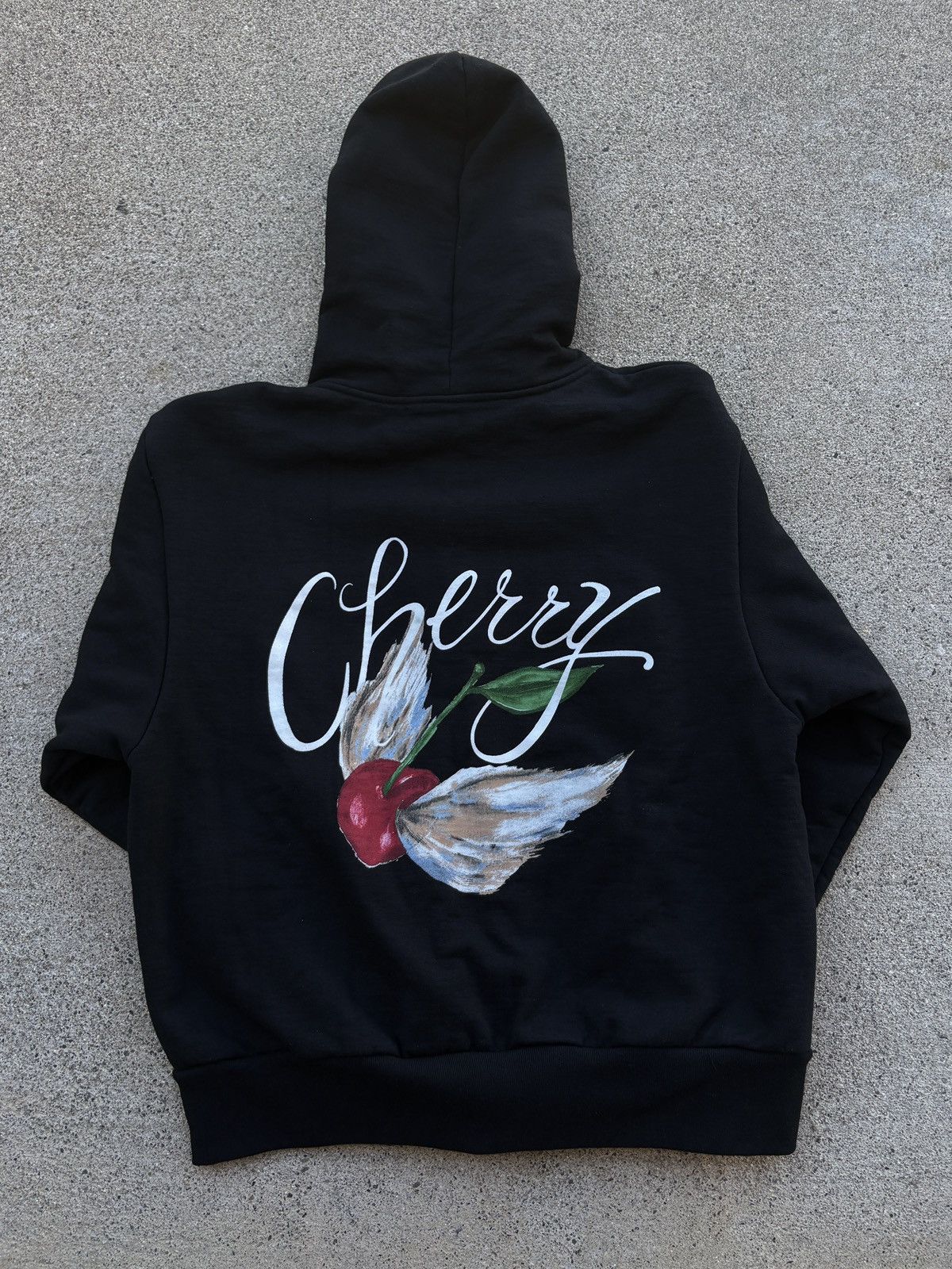 Cherry LA 2022 Cherry LA “Wings” Black Thermal Insulated Hoodie Size M Size US M / EU 48-50 / 2 - 1 Thumbnail