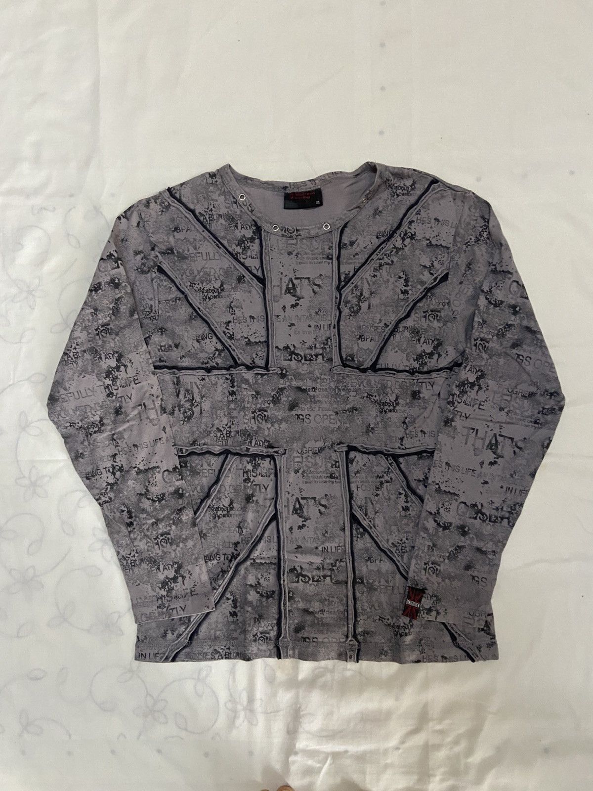 If Six Was Nine × Vintage dangerous warning Size US M / EU 48-50 / 2 - 2 Thumbnail