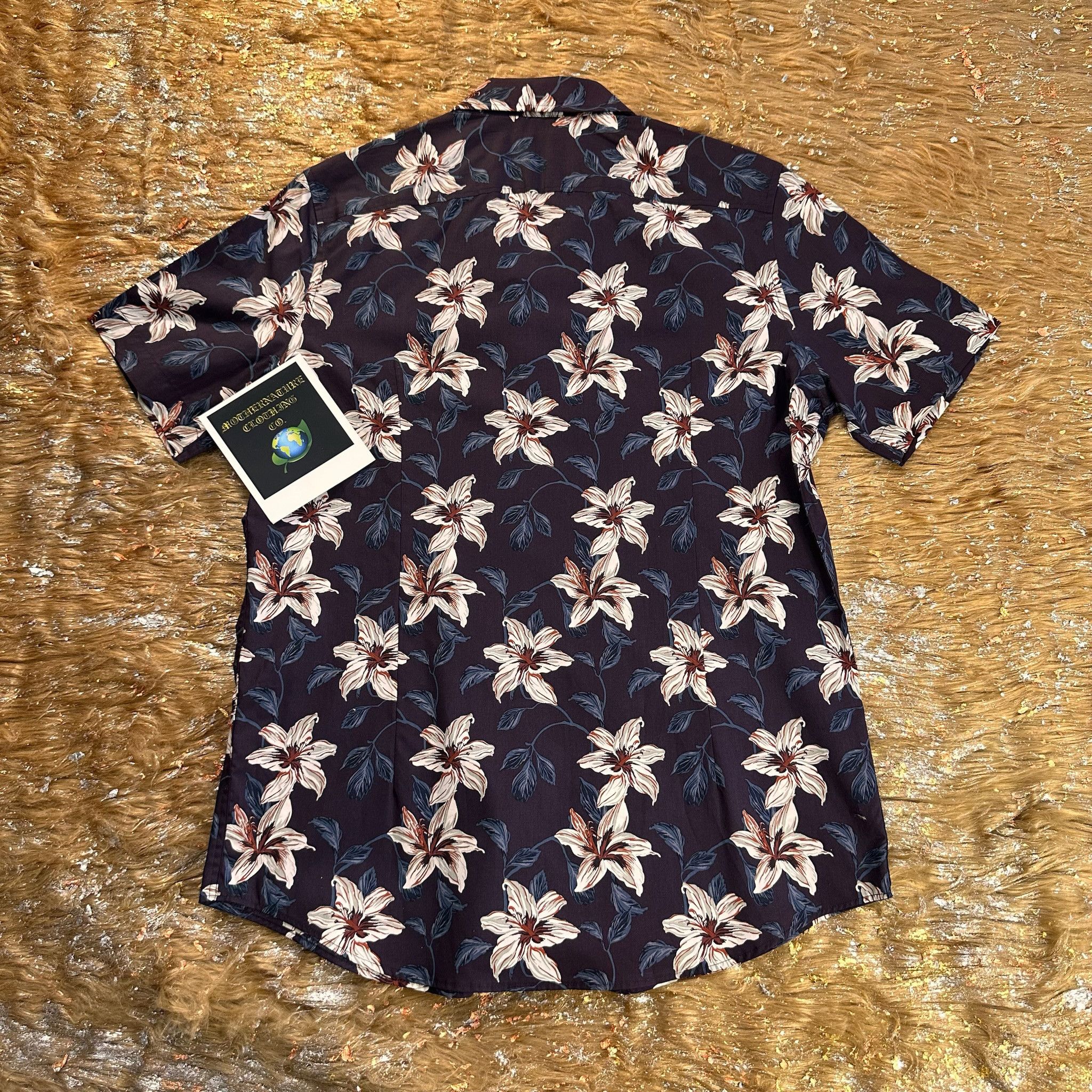 Murano MURANO HONEY SUCKLE PRINT S/S BUTTON UP Size US M / EU 48-50 / 2 - 2 Thumbnail