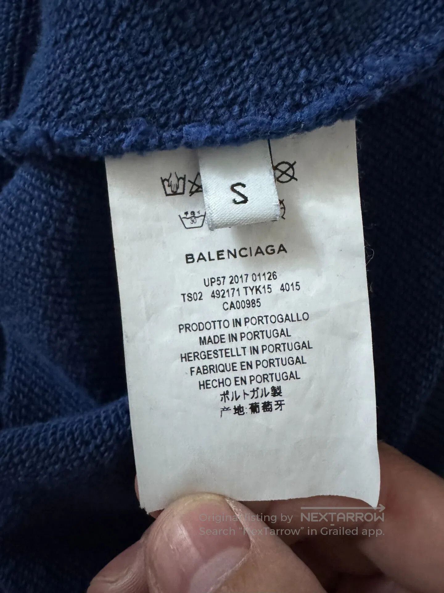 balenciaga women's city logo hoodie.