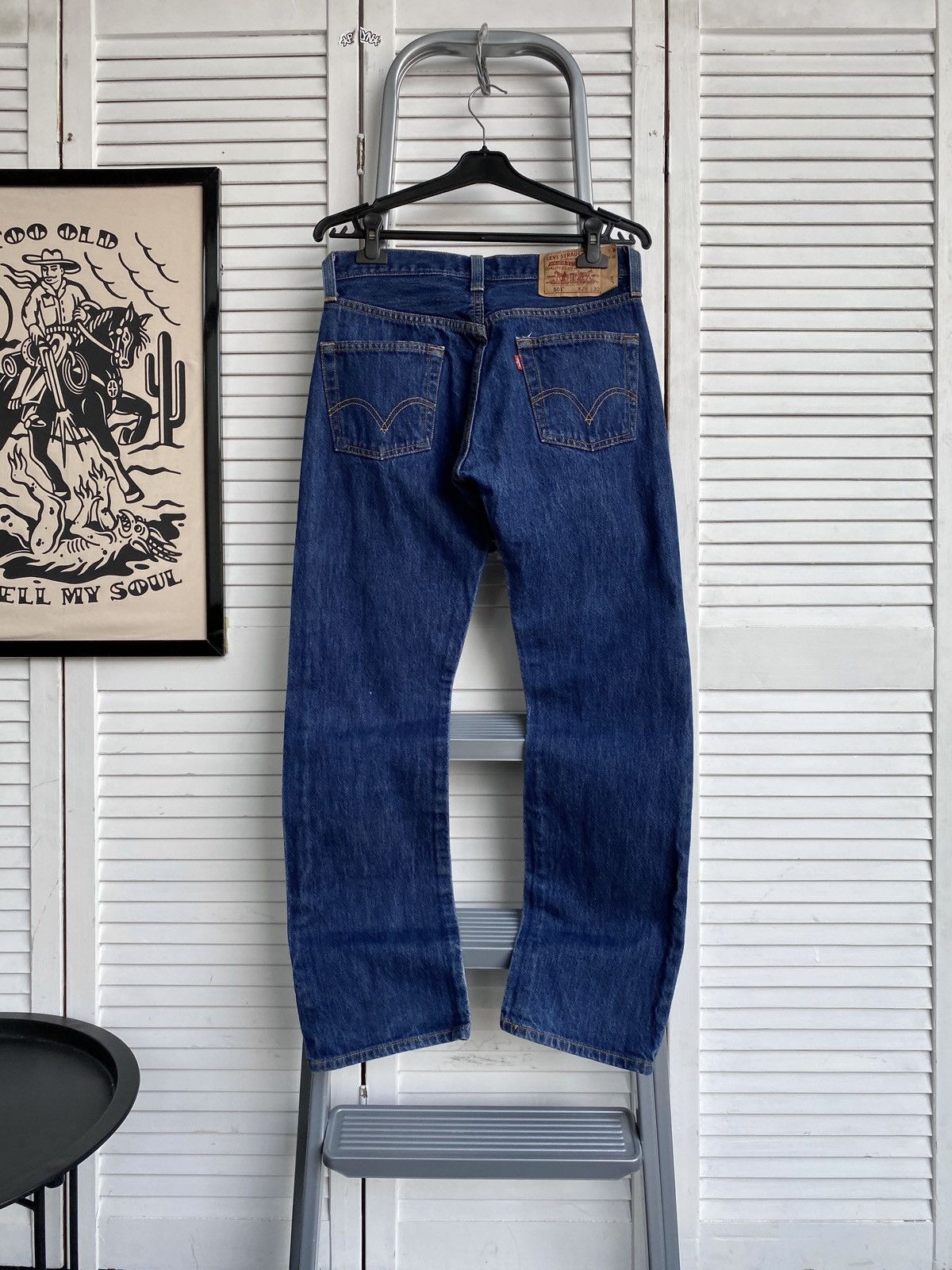 Levi's × Vintage Vintage Levis 501 Blue Denim Jeans Pants Haiti Size US 29 - 1 Thumbnail