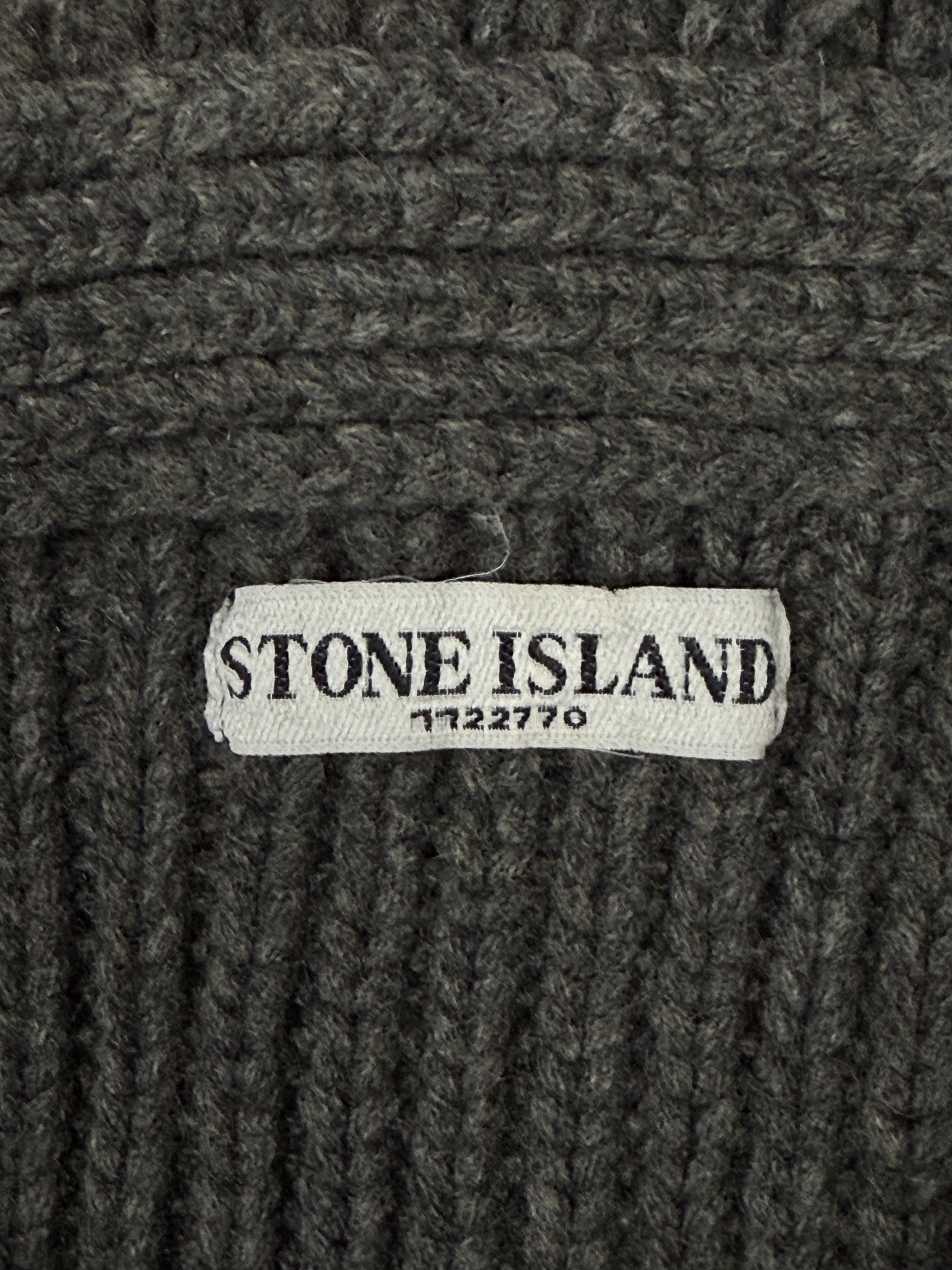 Stone Island Vintage Stone Island 2007 AW Wool Sweater Gray Size L Size US L / EU 52-54 / 3 - 5 Thumbnail