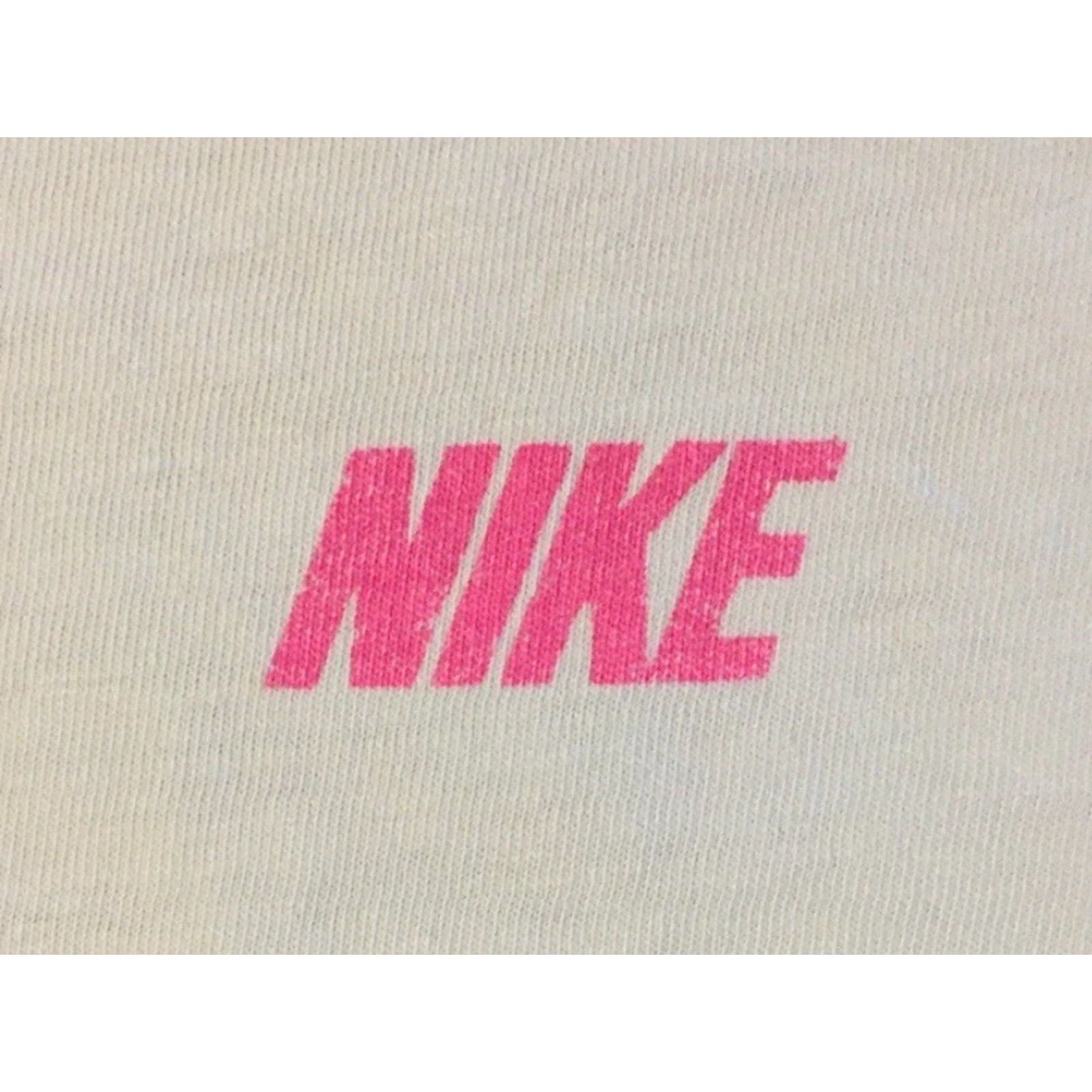 Nike VINTAGE Nike Cross Training Shirt S Mens White 80s 90s Swoosh Agassi Jordan Distressed Retro Boxy Crop T-Shirt Size US S / EU 44-46 / 1 - 4 Thumbnail
