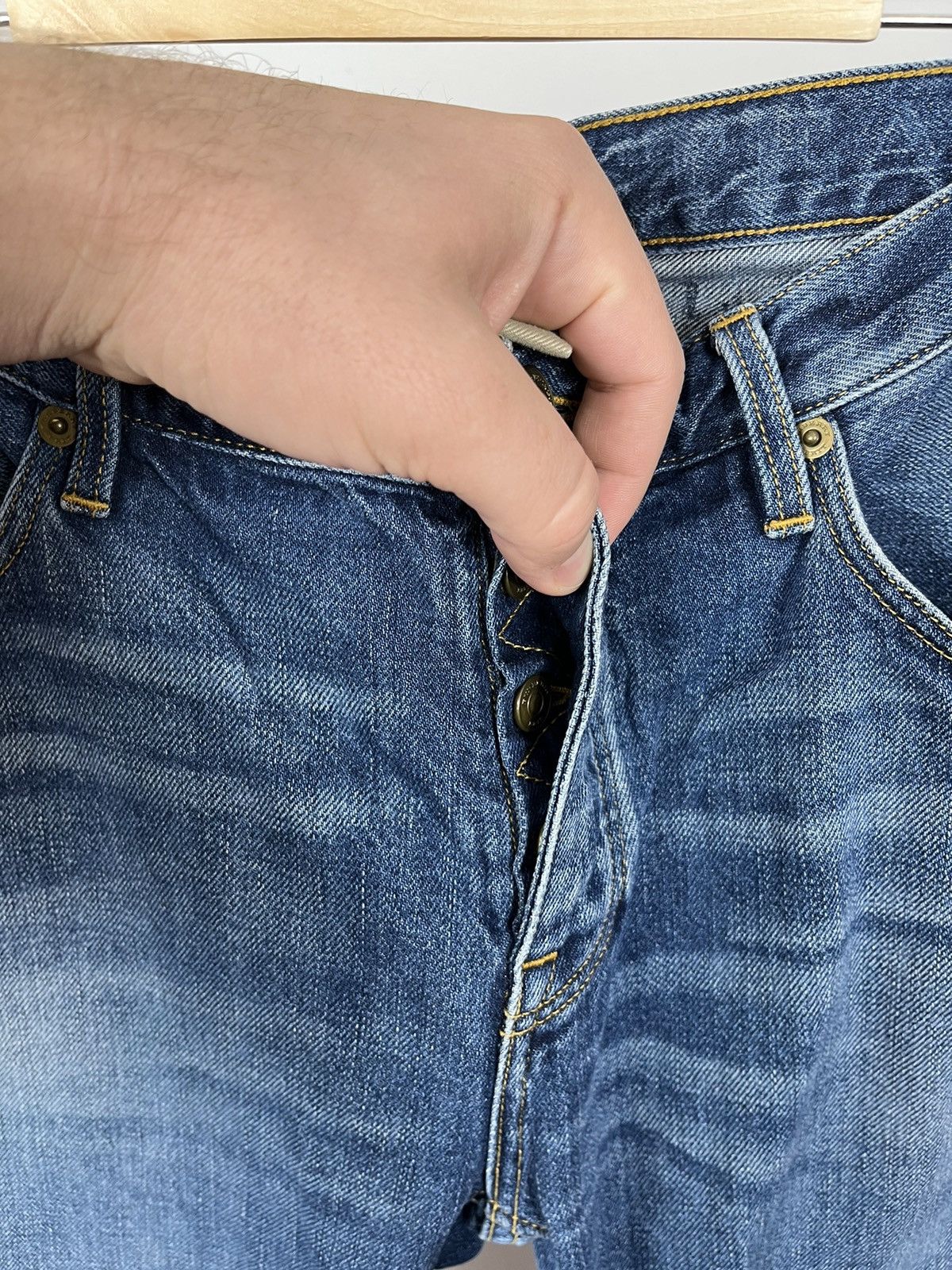 Burberry × Vintage Vintage Burberry Brit Jeans with metal logo Size US 31 - 6 Thumbnail