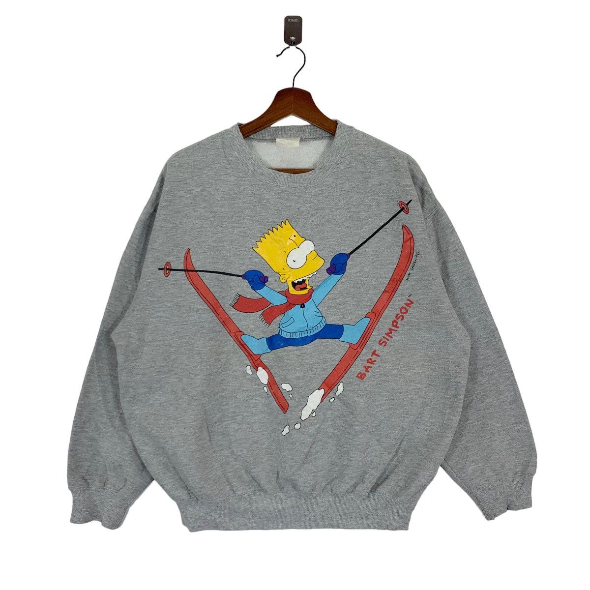 🔥🔥VINTAGE BART SIMPSON AMERICAN CARTOON PULLOVER CREWNECK