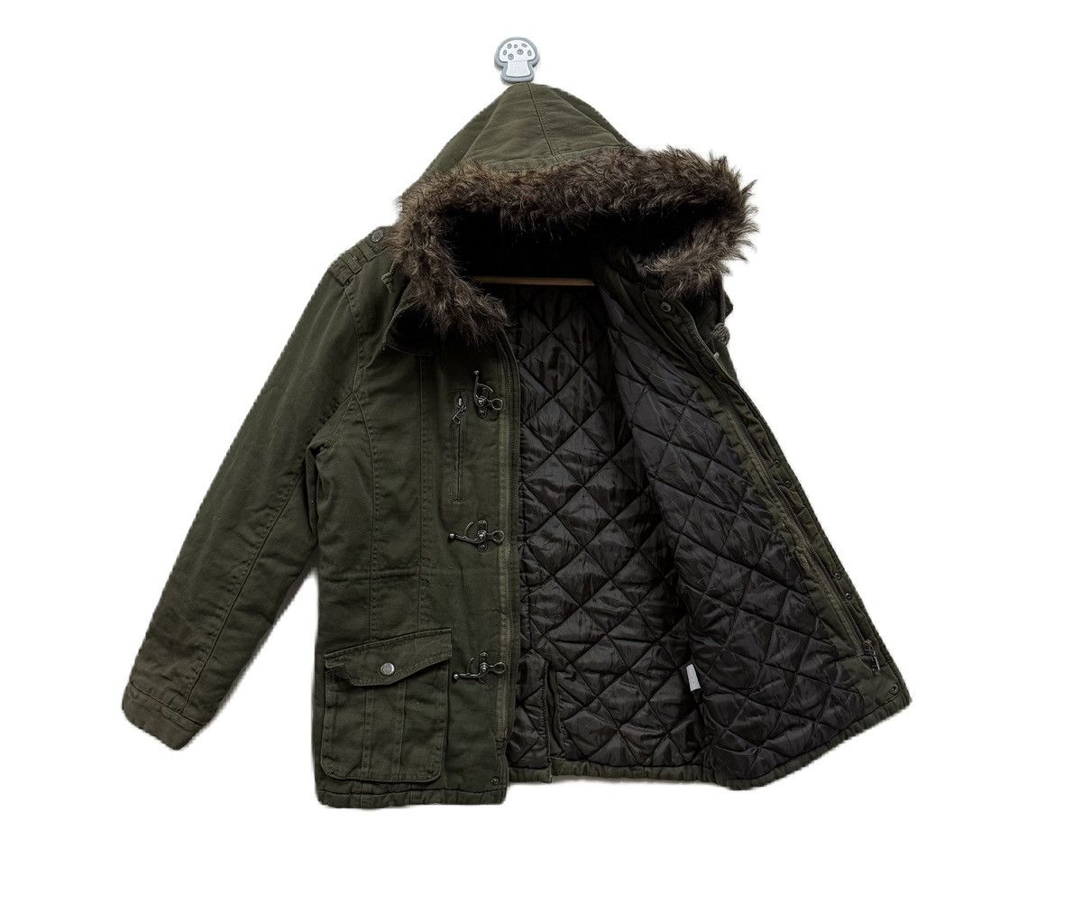 In The Attic In The Attic Rockers Garment Fireman Jacket Fur Hoodie Size US M / EU 48-50 / 2 - 3 Thumbnail
