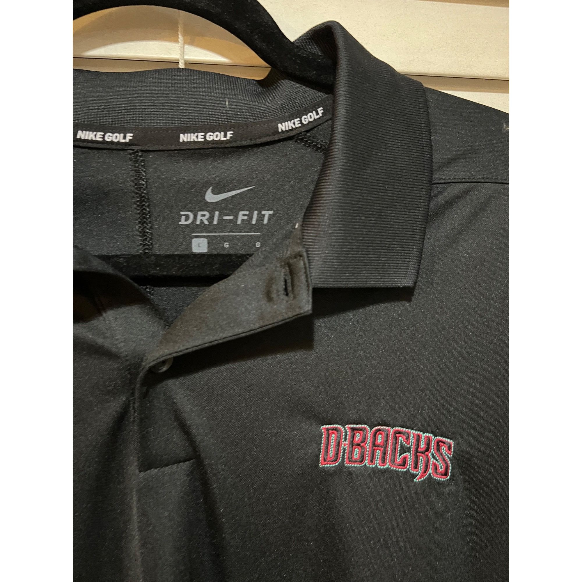 Nike Nike Golf Arizona Diamondbacks Polo Shirt - Size L Size US L / EU 52-54 / 3 - 2 Thumbnail