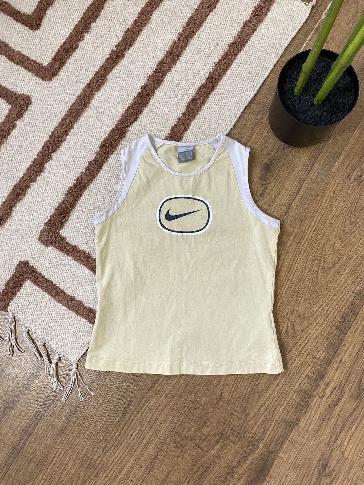 Nike 1990s NIKE CENTER SWOOSH TANK TOP Size M / US 6-8 / IT 42-44 - 1 Thumbnail