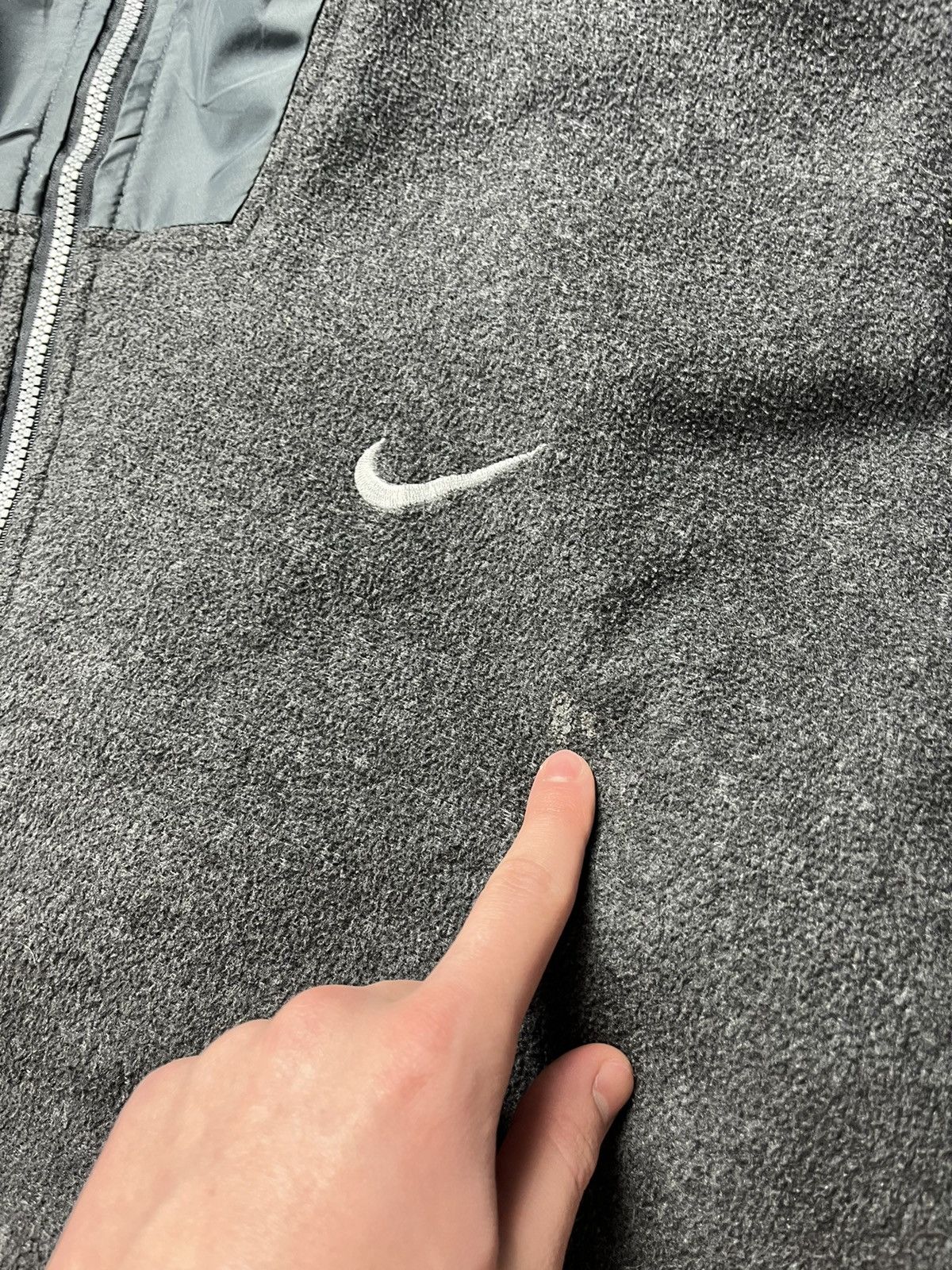 Nike Vintage Nike Zoom Fleece Jacket Baggy styles 90's Y2K Size US XXL / EU 58 / 5 - 10 Thumbnail
