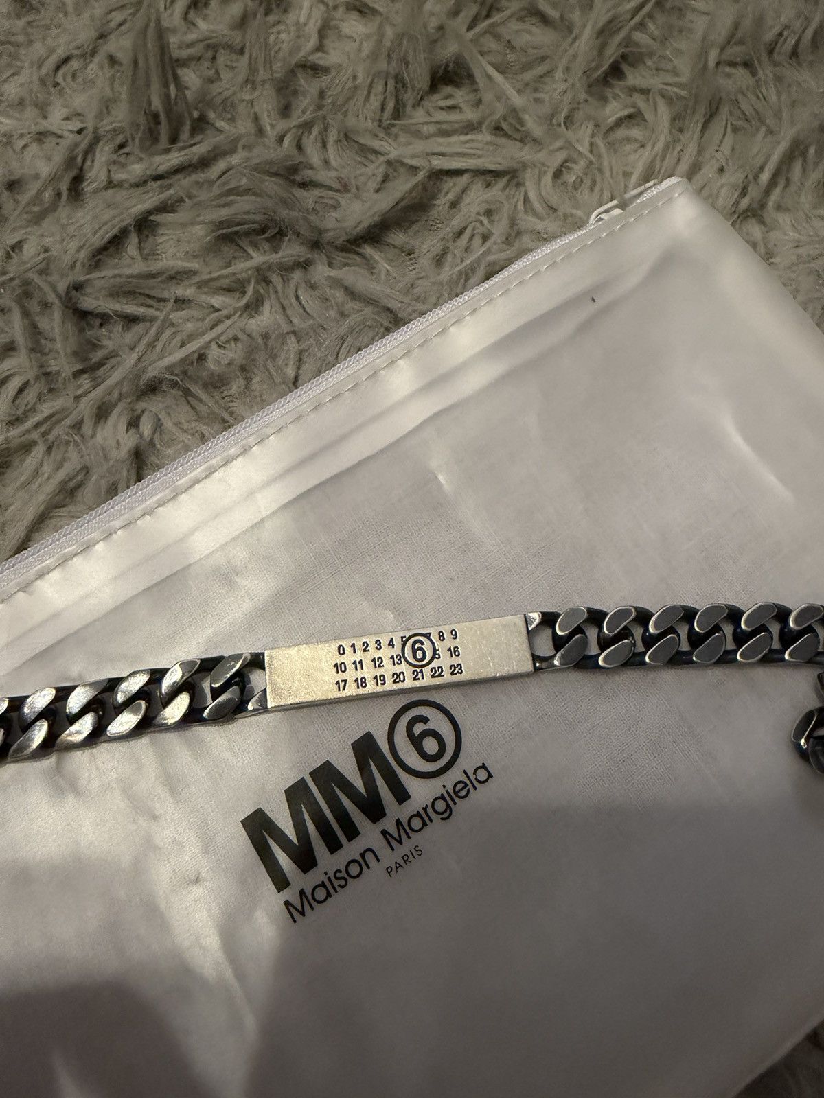 Maison Margiela Chain logo necklace Size ONE SIZE - 3 Thumbnail